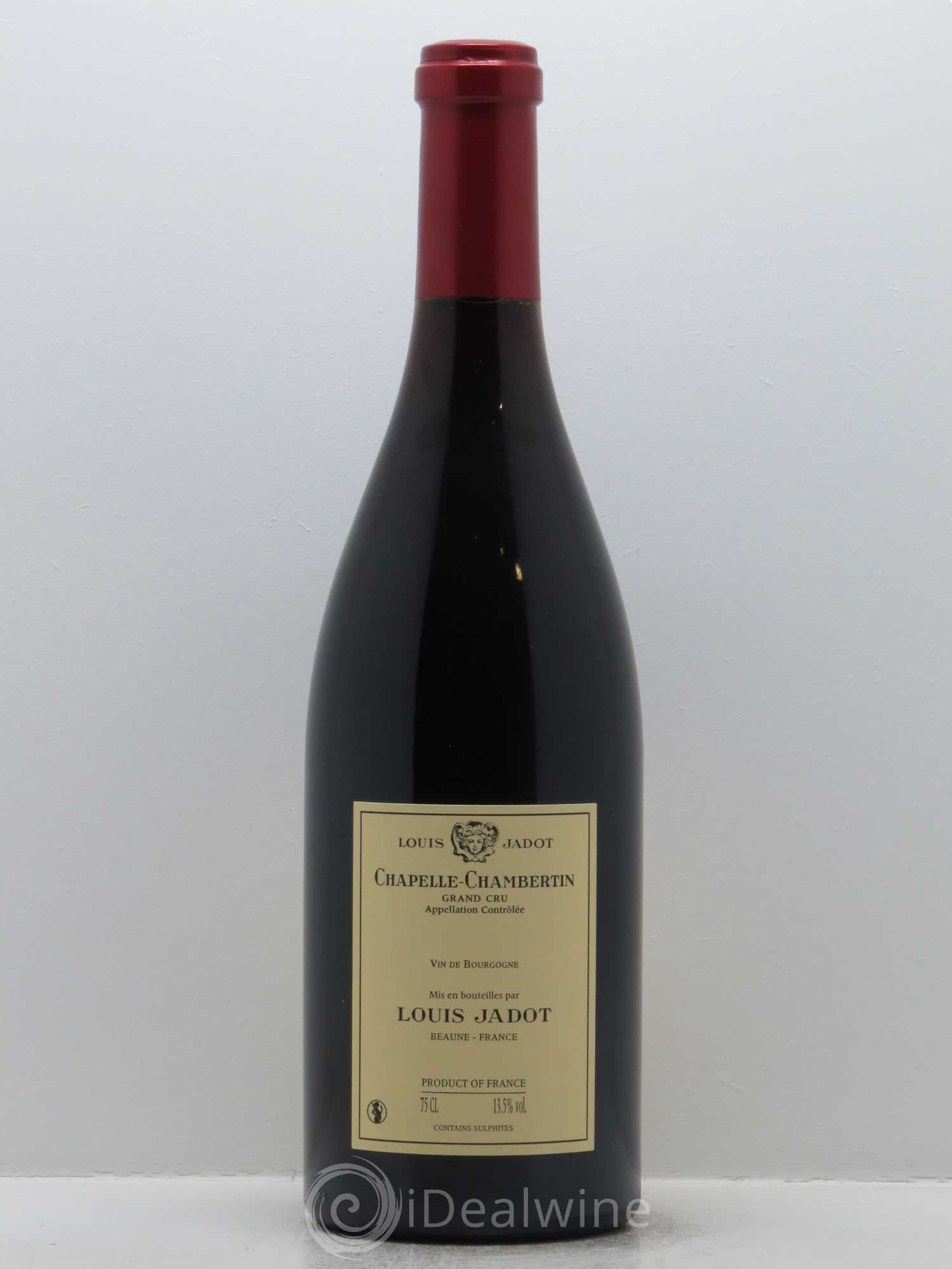 Chapelle-Chambertin Grand Cru Maison Louis Jadot 2006 - Lot de 1 bouteille - 1