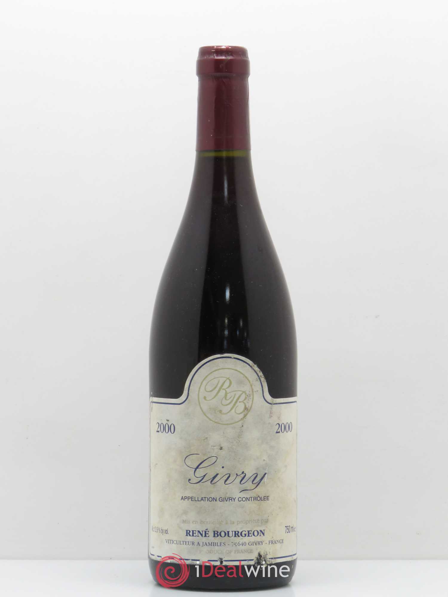 Givry René Bourgeon 2000 - Lot of 1 bottle - 0