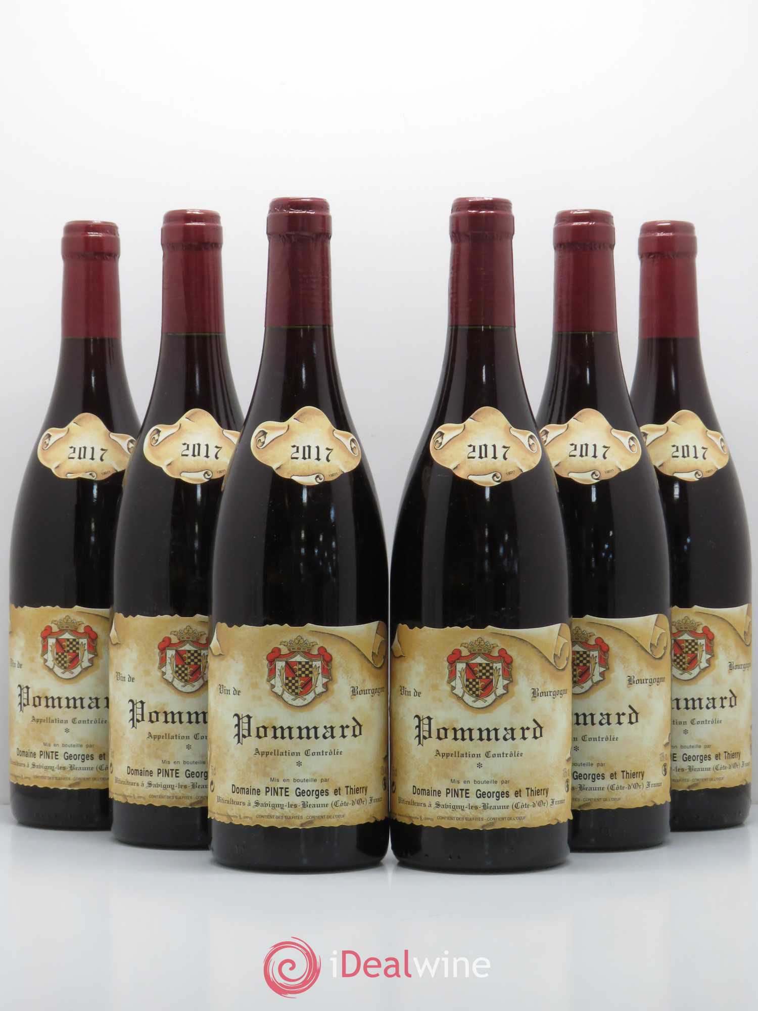 Pommard Domaine Pinte (sans prix de réserve) 2017 - Posten von 6 Flaschen - 0