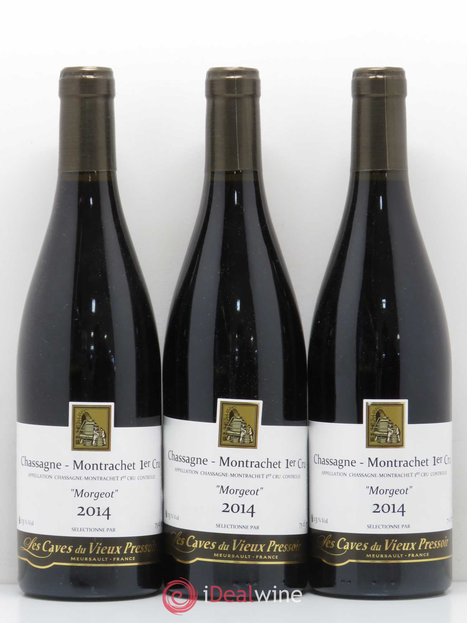 Chassagne-Montrachet 1er Cru Morgeot Les Caves du Vieux Pressoir (sans prix de réserve) 2014 - Lot de 6 bouteilles - 2
