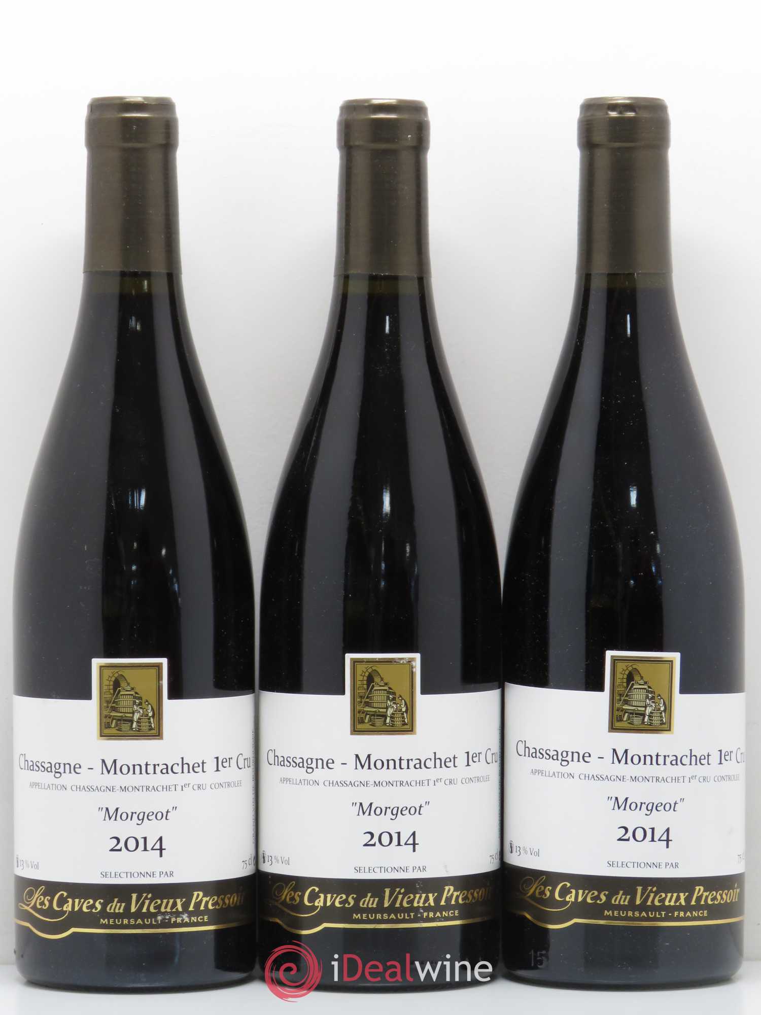 Chassagne-Montrachet 1er Cru Morgeot Les Caves du Vieux Pressoir (sans prix de réserve) 2014 - Lot de 6 bouteilles - 2