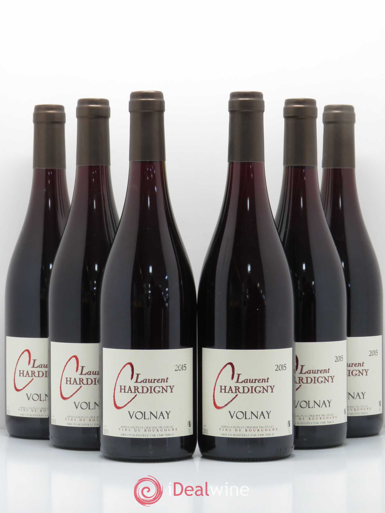 Volnay Laurent Chardigny (sans prix de réserve) 2015 - Posten von 6 Flaschen - 0