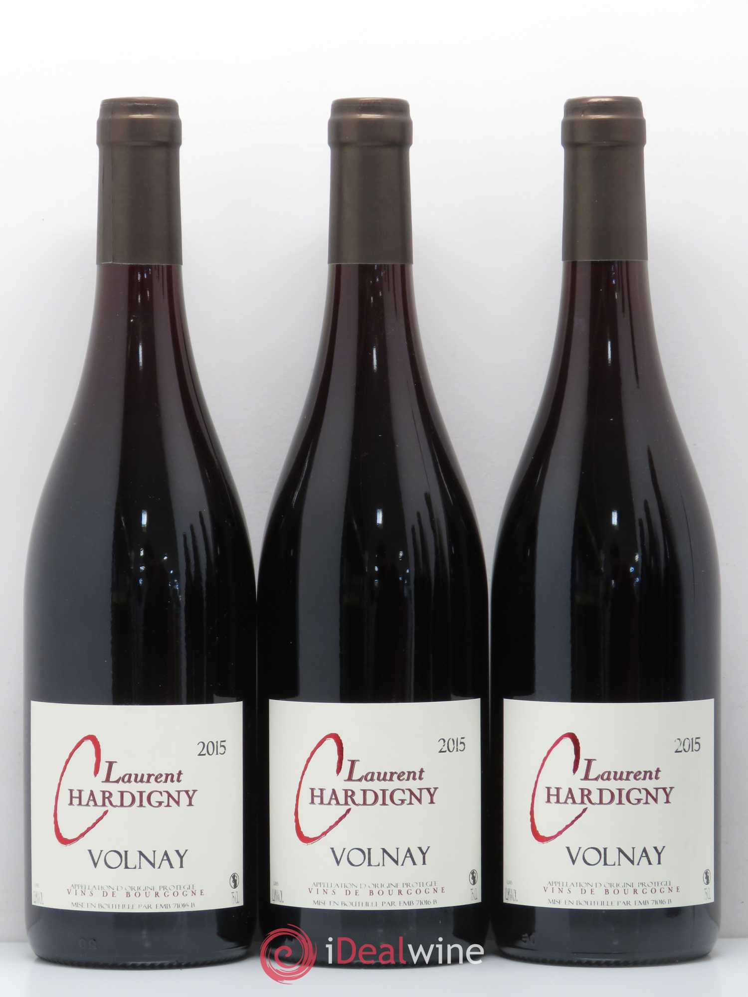 Volnay Laurent Chardigny 2015 - Posten von 6 Flaschen - 1