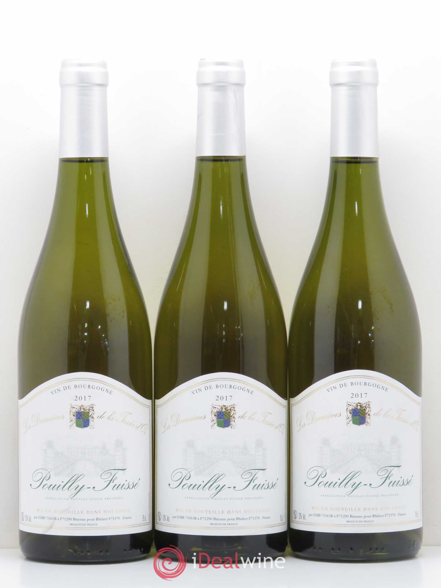 Pouilly-Fuissé Les Domaine de La Tassée d'Or (sans prix de réserve) 2017 - Posten von 6 Flaschen - 2