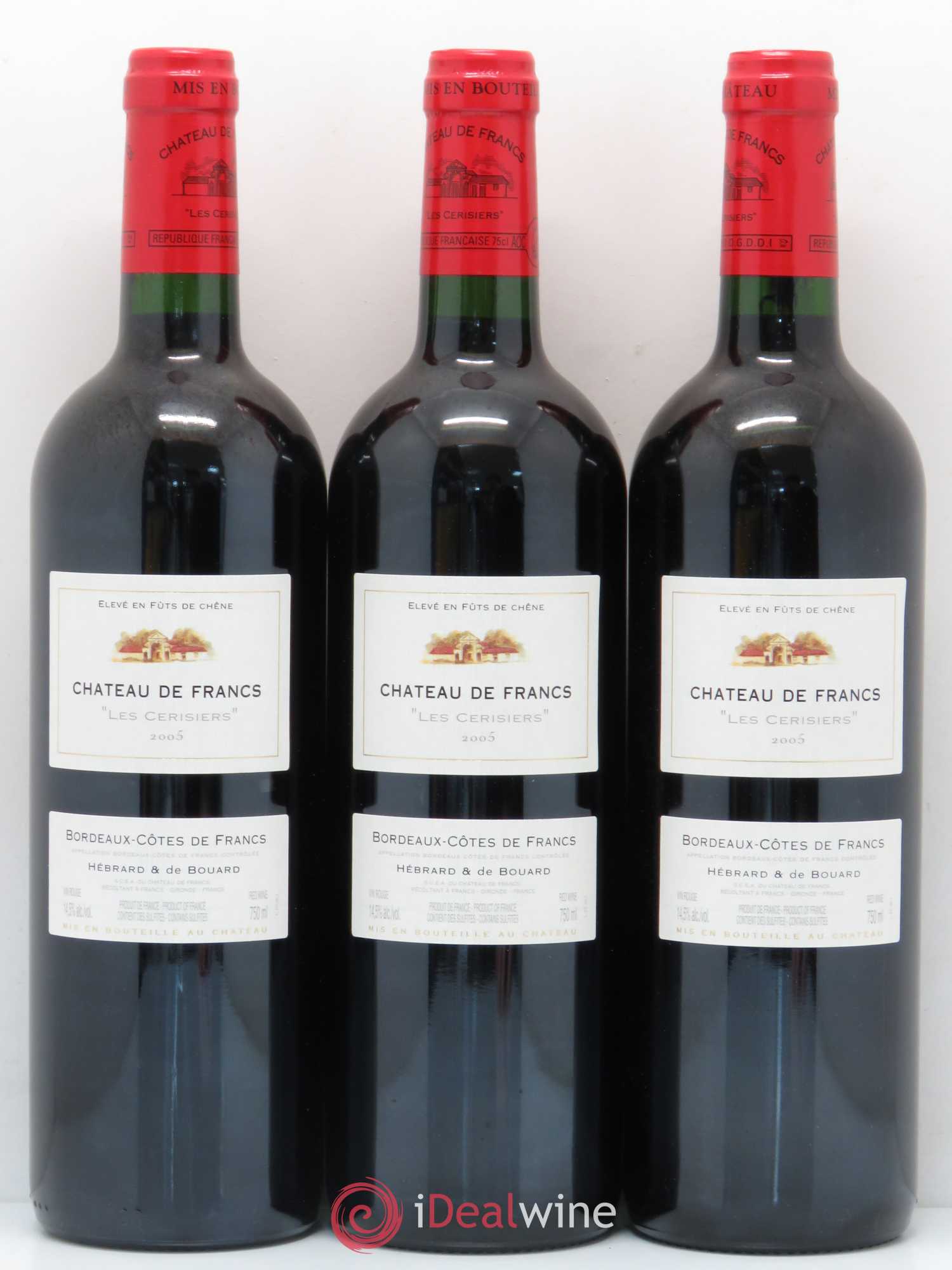 Château de Francs - Les Cerisiers 2005 - Lot de 12 bouteilles - 2