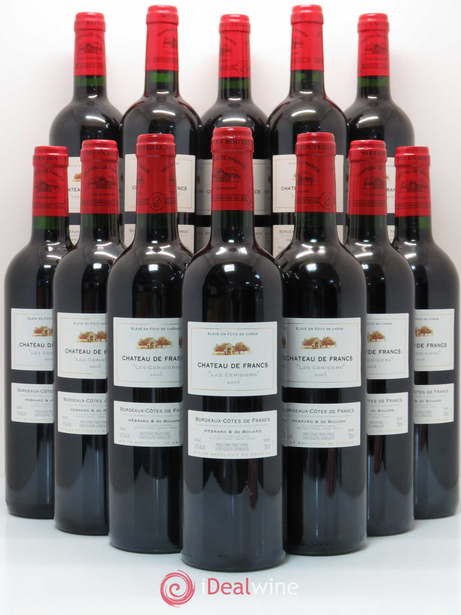 Château de Francs - Les Cerisiers 2005 - Lot de 12 bouteilles - 0