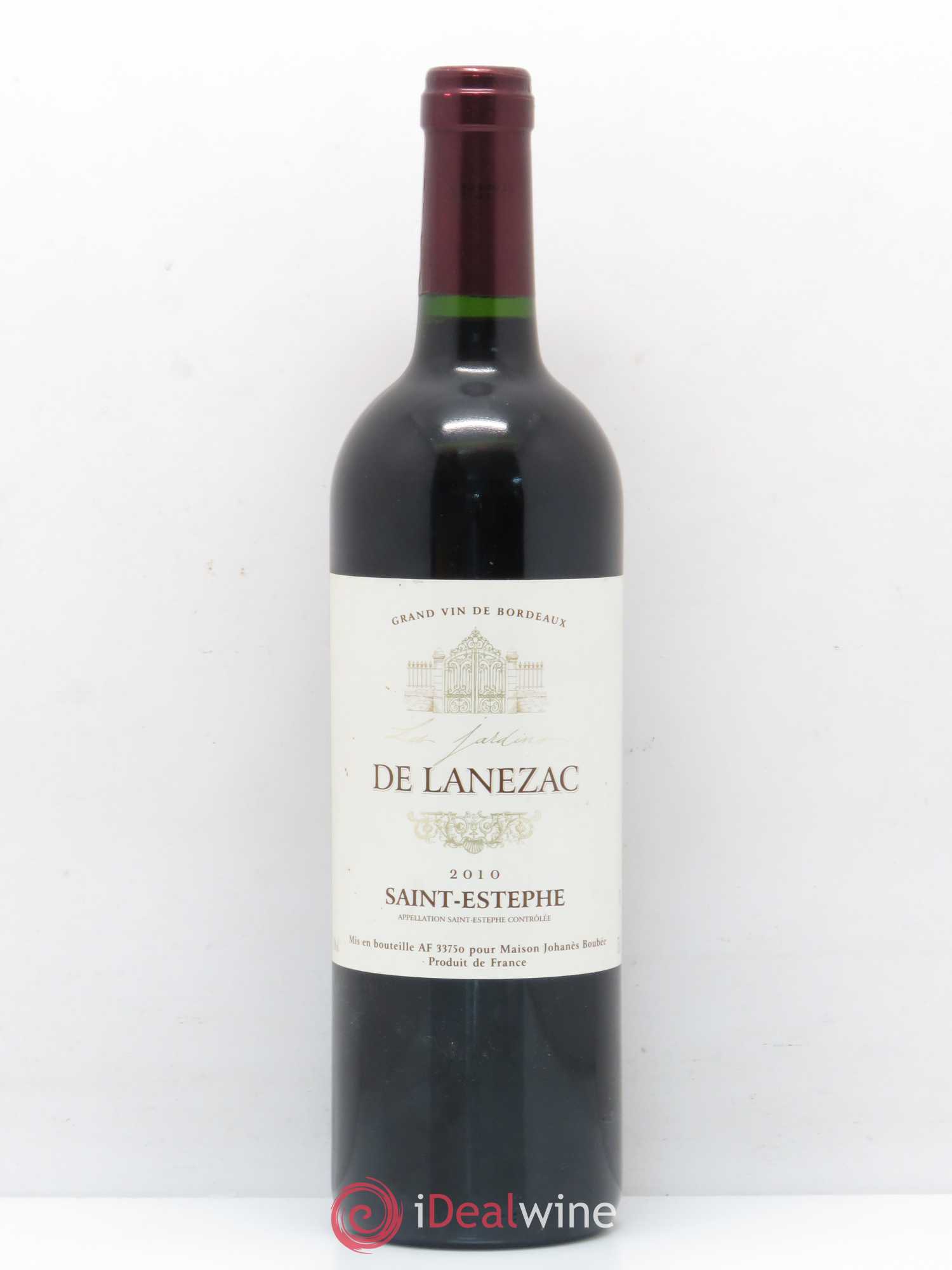 Saint-Estèphe Les Jardins de Lanezac (sans prix de réserve) 2010 - Posten von 1 Flasche - 0