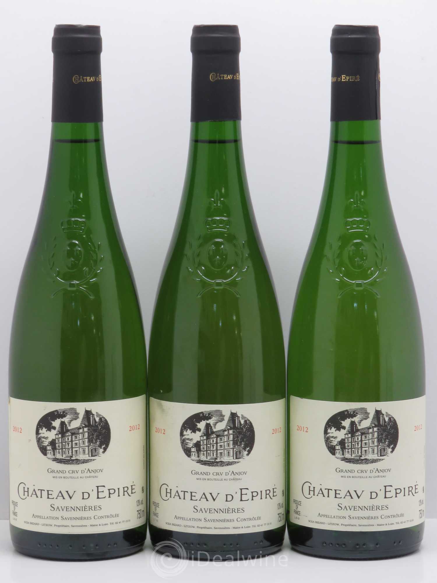 Savennières Château d'Epiré 2012 - Lot de 3 bouteilles - 0