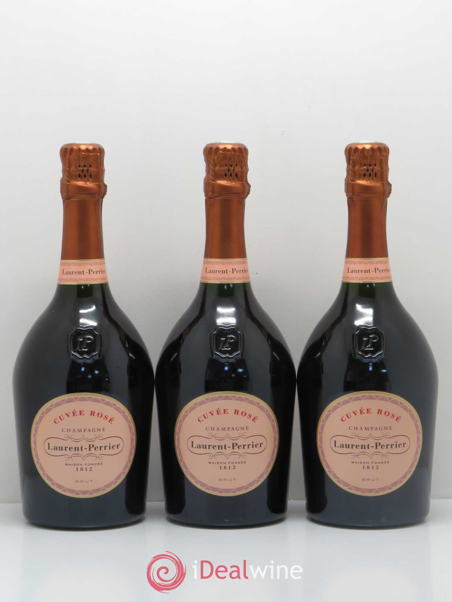 Rosé Brut Laurent Perrier - Lot de 3 bouteilles - 0