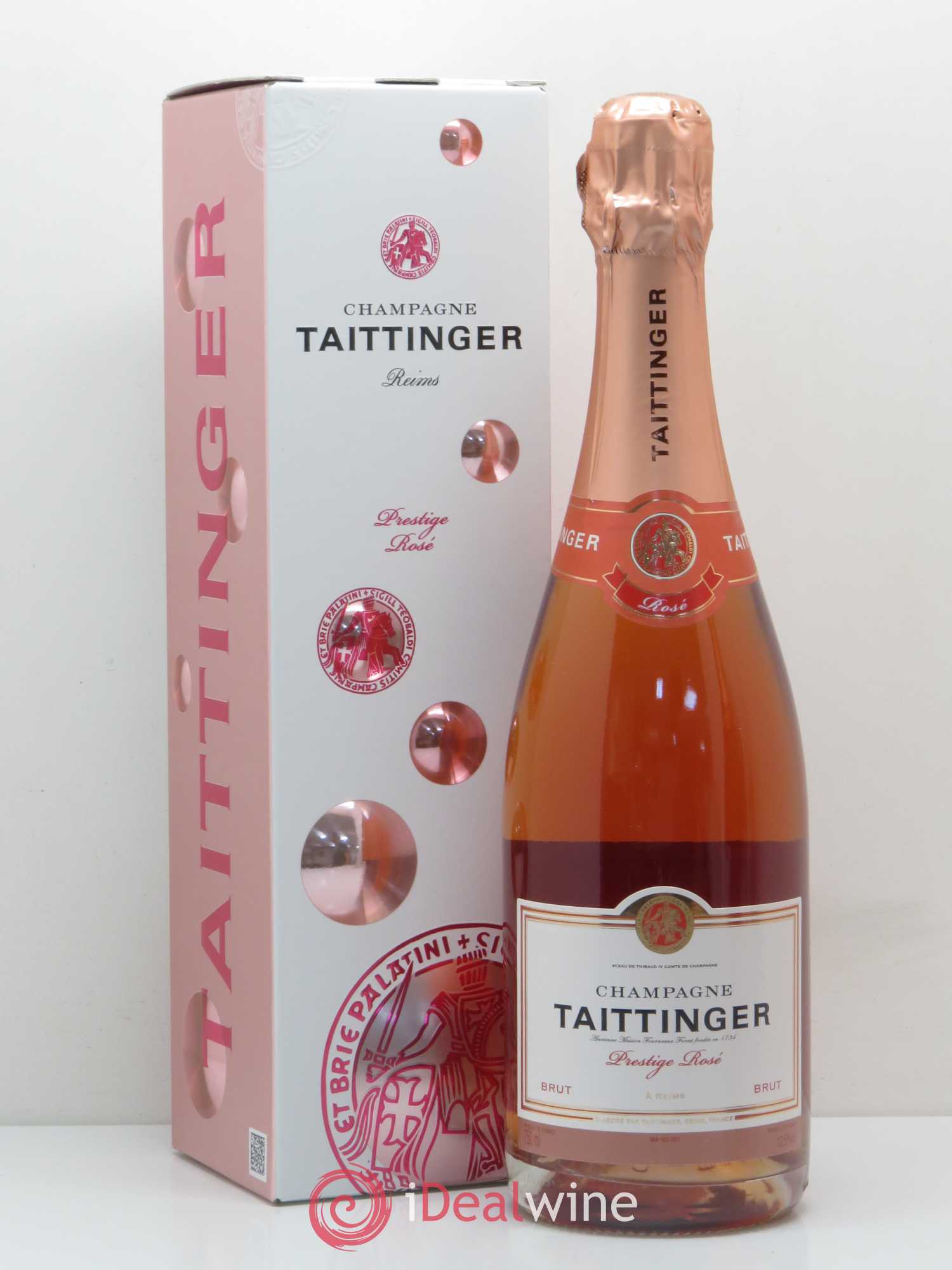 Prestige rosé Taittinger - Lot de 2 bouteilles - 1