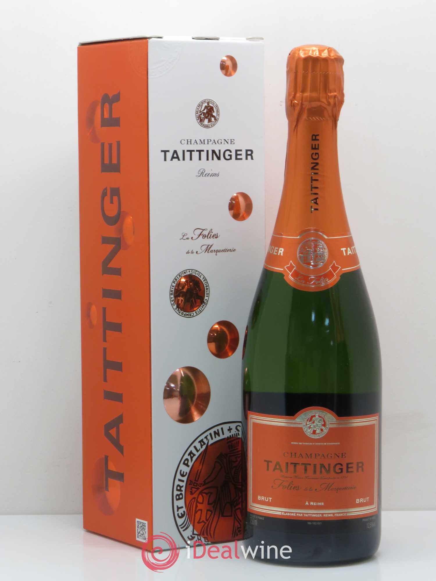 Champagne Champagne Taittinger Folie de la Marqueterie - Lot de 3 bouteilles - 1