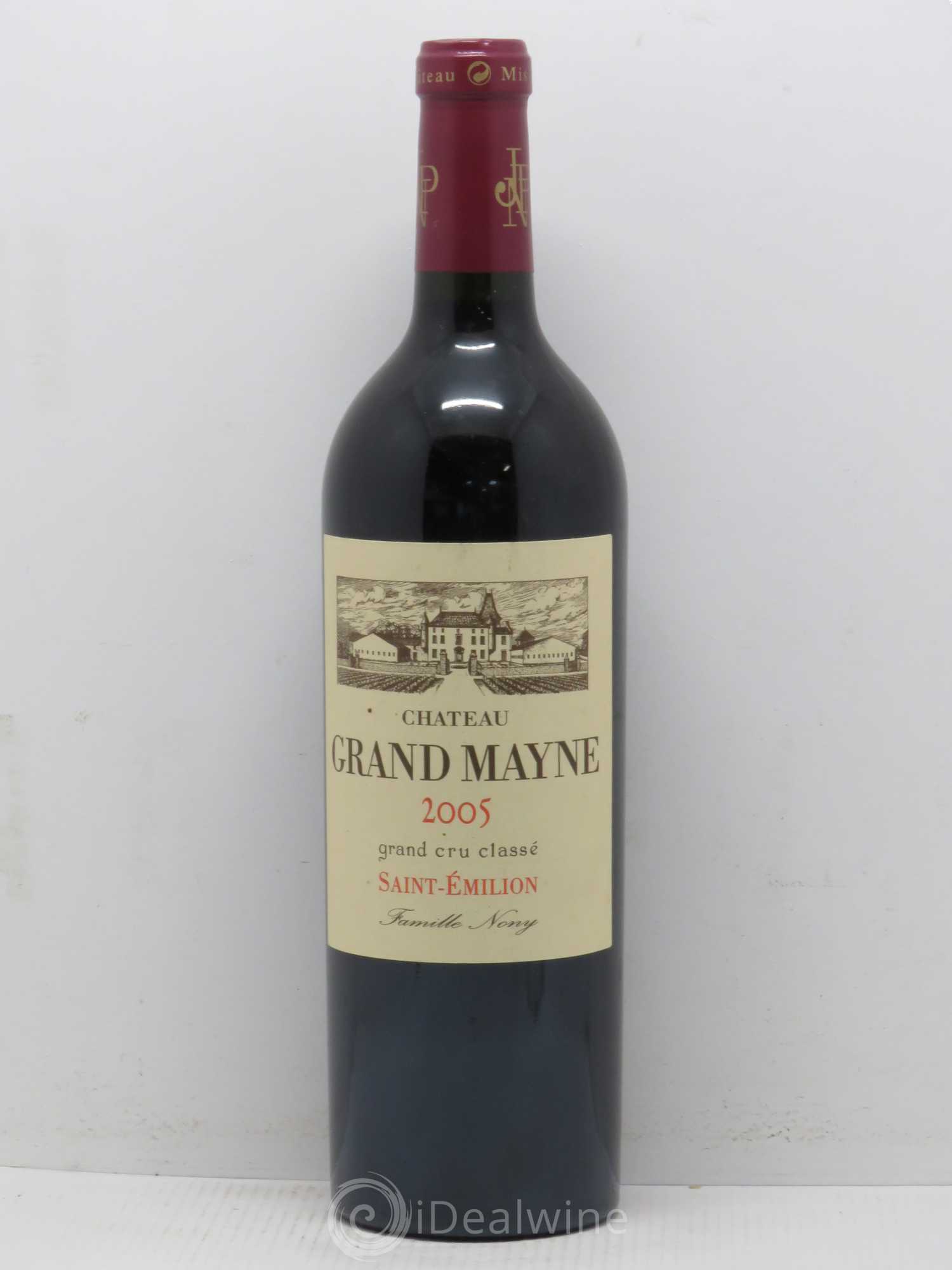 Château Grand Mayne Grand Cru Classé 2005 - Lot de 1 bouteille - 0