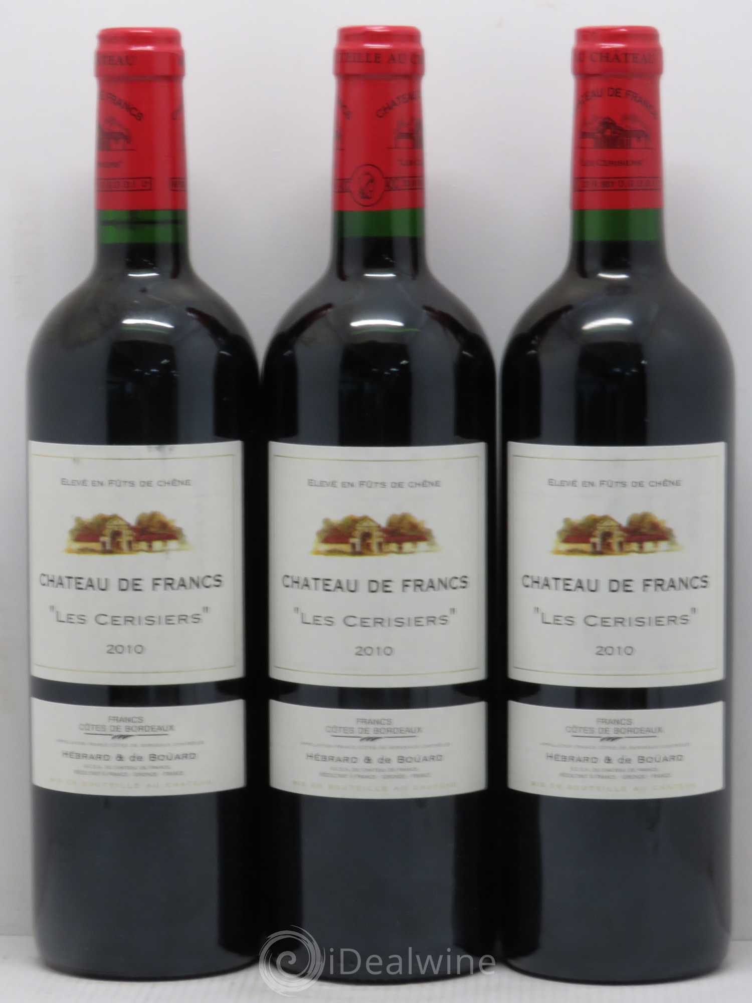 Bordeaux Château Franc Les Cerisiers 2010 - Posten von 6 Flaschen - 2