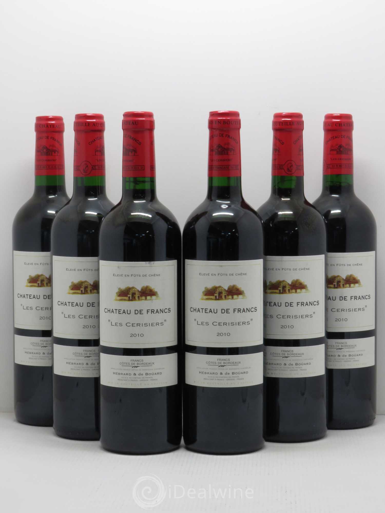 Bordeaux Château Franc Les Cerisiers 2010 - Posten von 6 Flaschen - 0