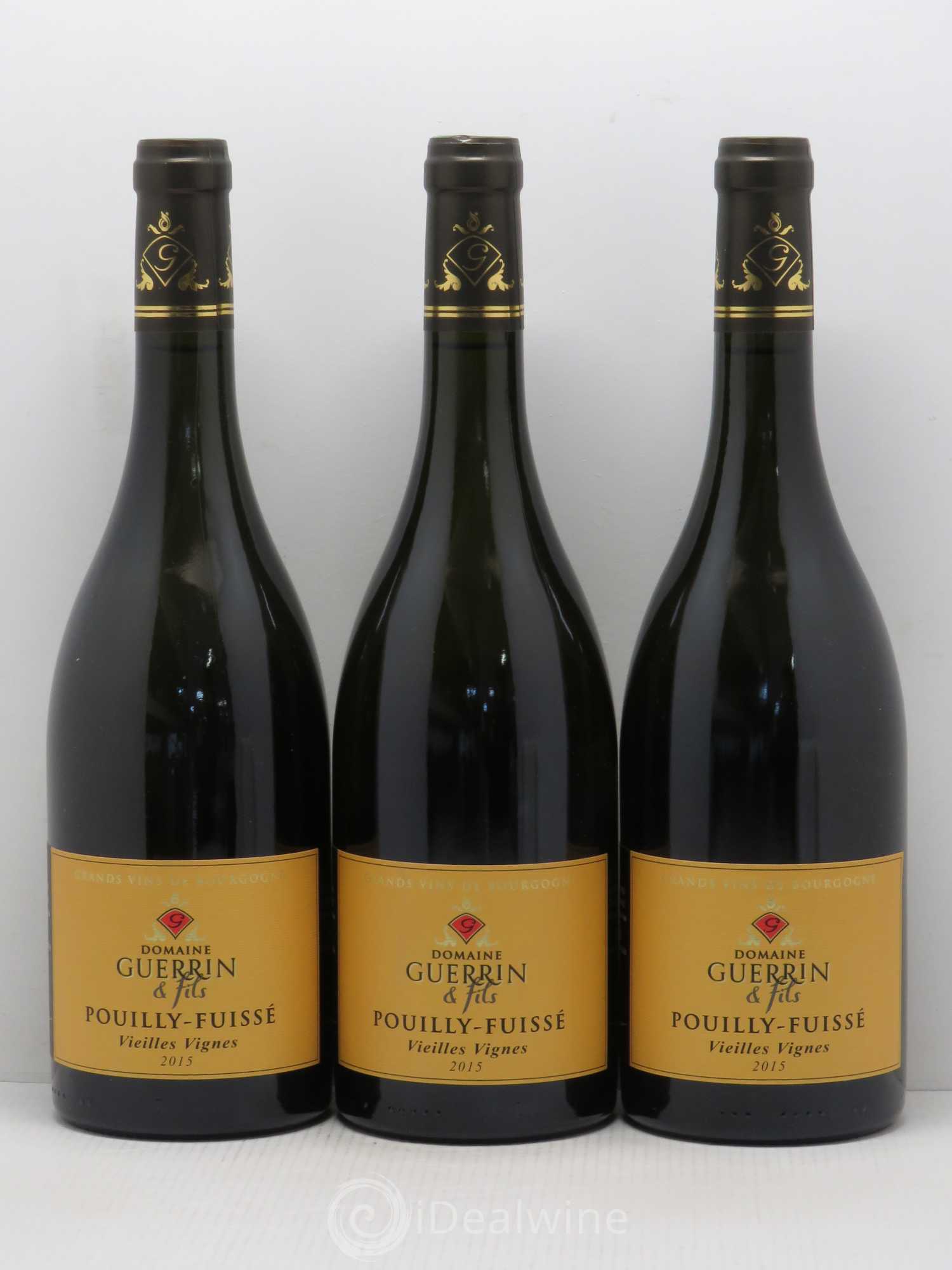 Pouilly-Fuissé Vieilles Vignes Domaine Guerrin 2015 - Posten von 6 Flaschen - 1