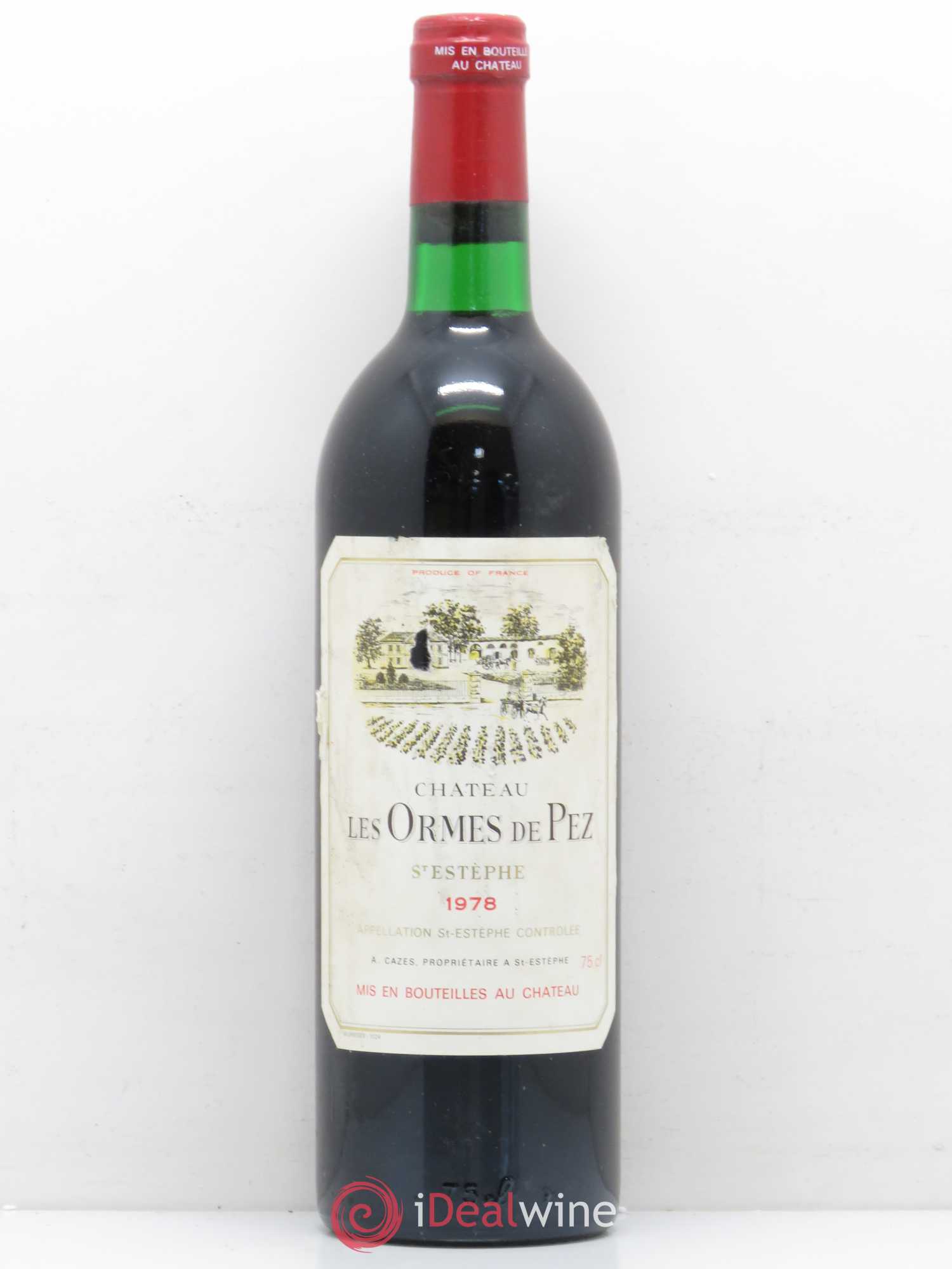 Château les Ormes de Pez 1978 - Lot de 1 bouteille - 0