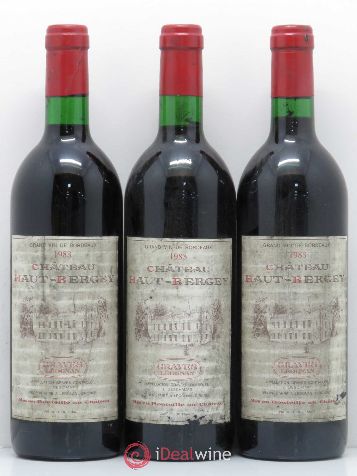Château Haut-Bergey 1983 - Lot de 6 bouteilles - 1