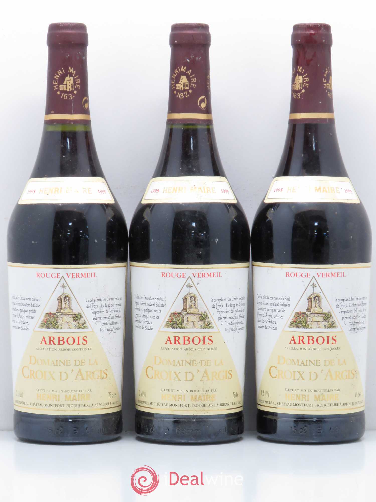 Arbois Henri Maire (sans prix de réserve) 1995 - Posten von 3 Flaschen - 0