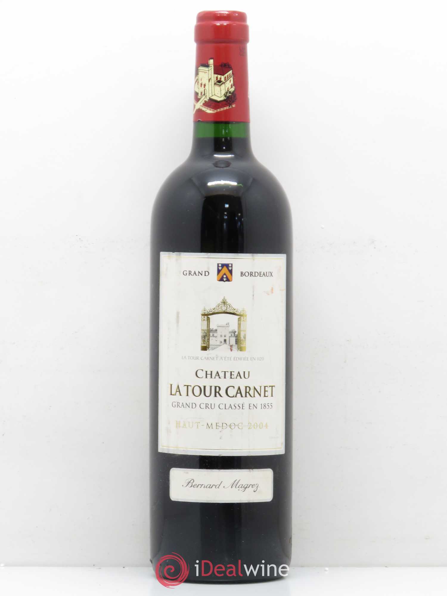 Château la Tour Carnet 4ème Grand Cru Classé 2004 - Lot de 1 bouteille - 0
