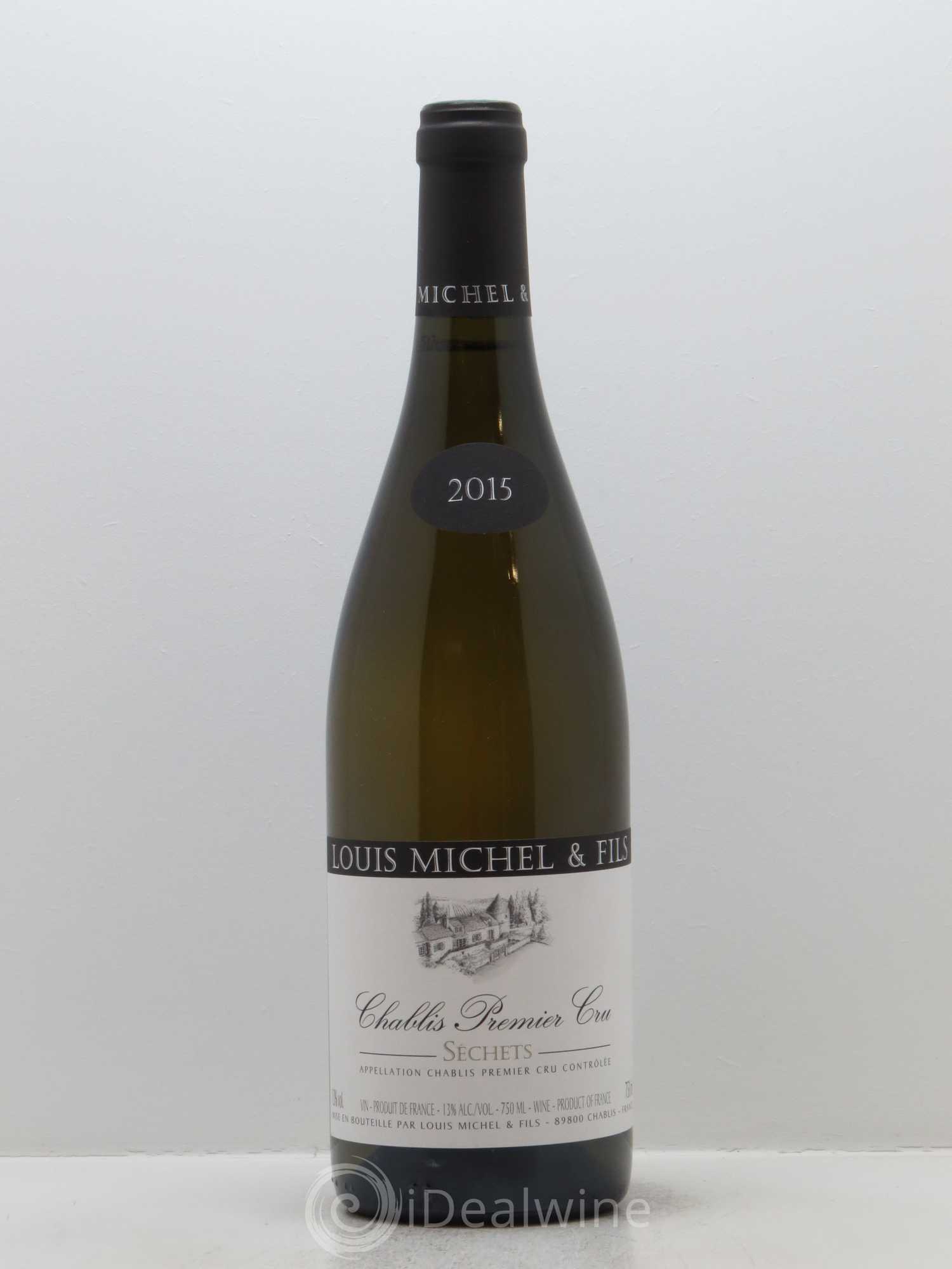Chablis 1er Cru Séchets Louis Michel et Fils 2015 - Lot de 1 bouteille - 0
