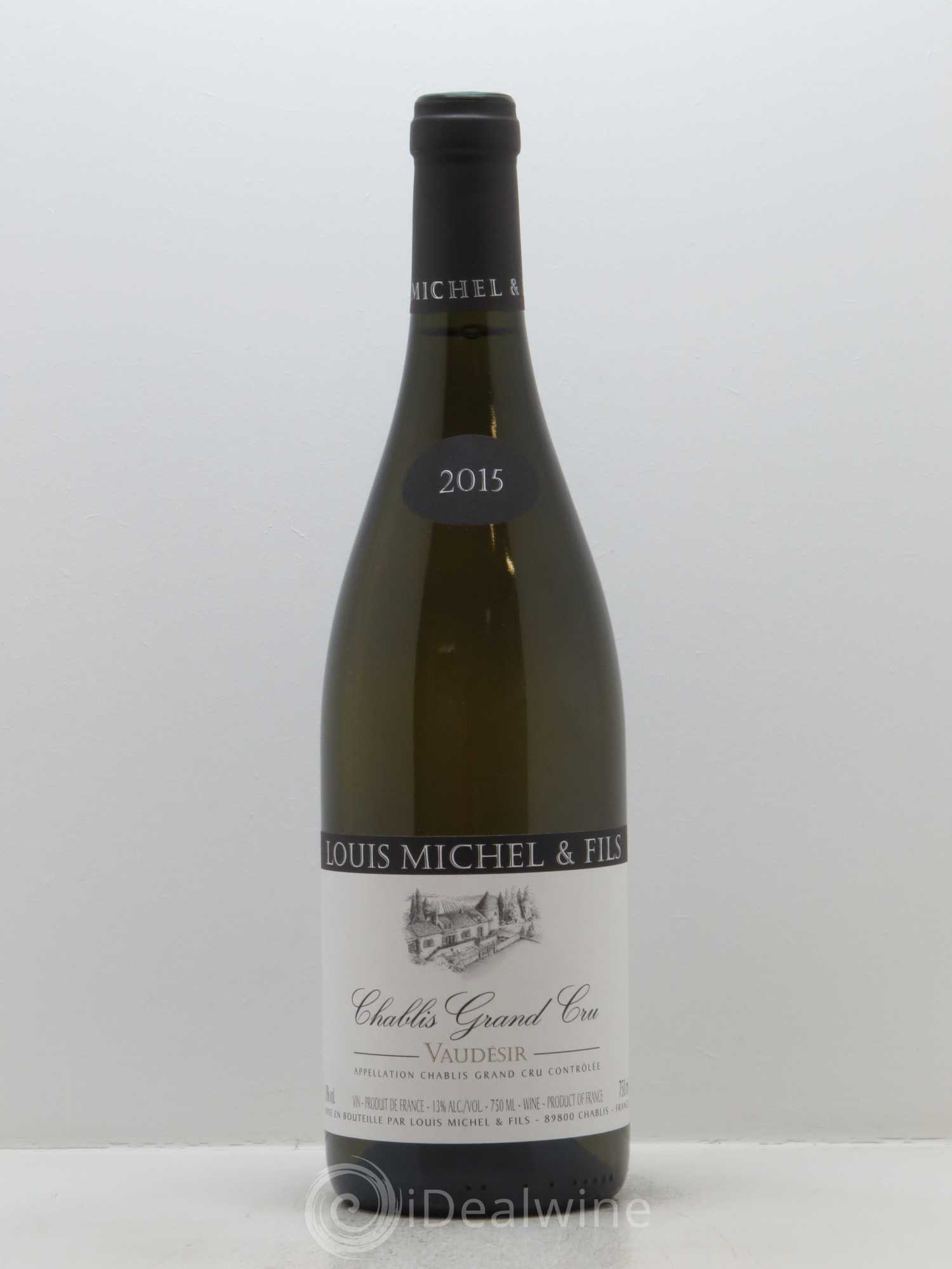 Chablis Grand Cru Vaudésir Louis Michel et Fils 2015 - Lot de 1 bouteille - 0
