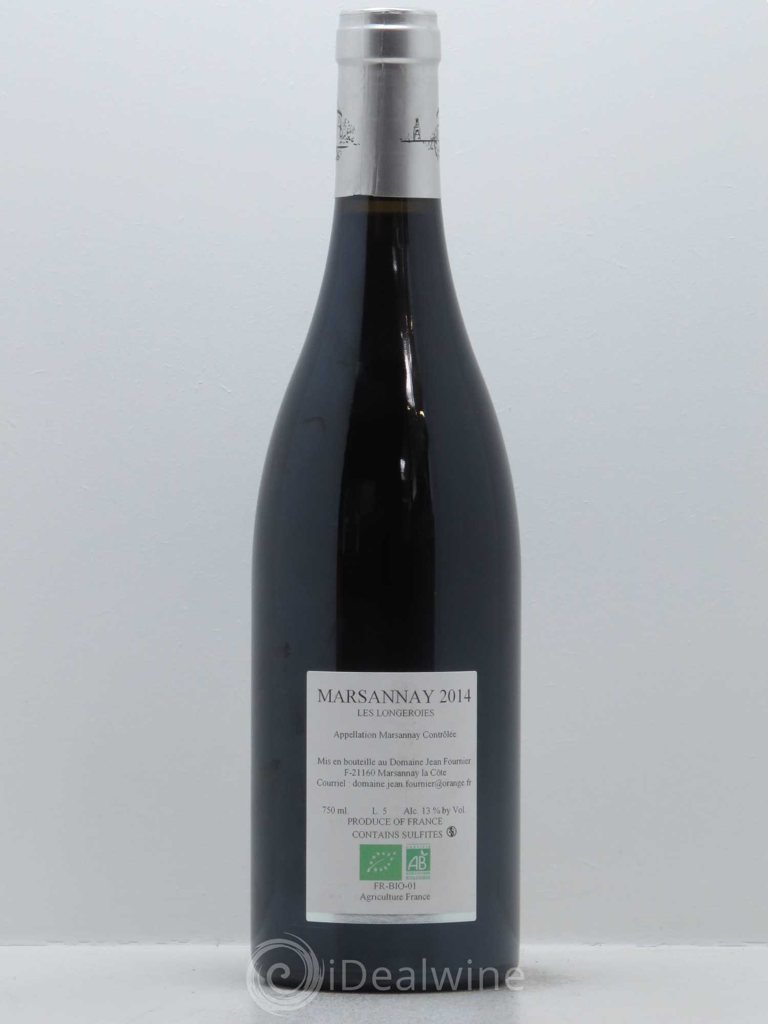 Marsannay Les Longeroies Jean Fournier (Domaine) 2014 - Posten von 1 Flasche - 1