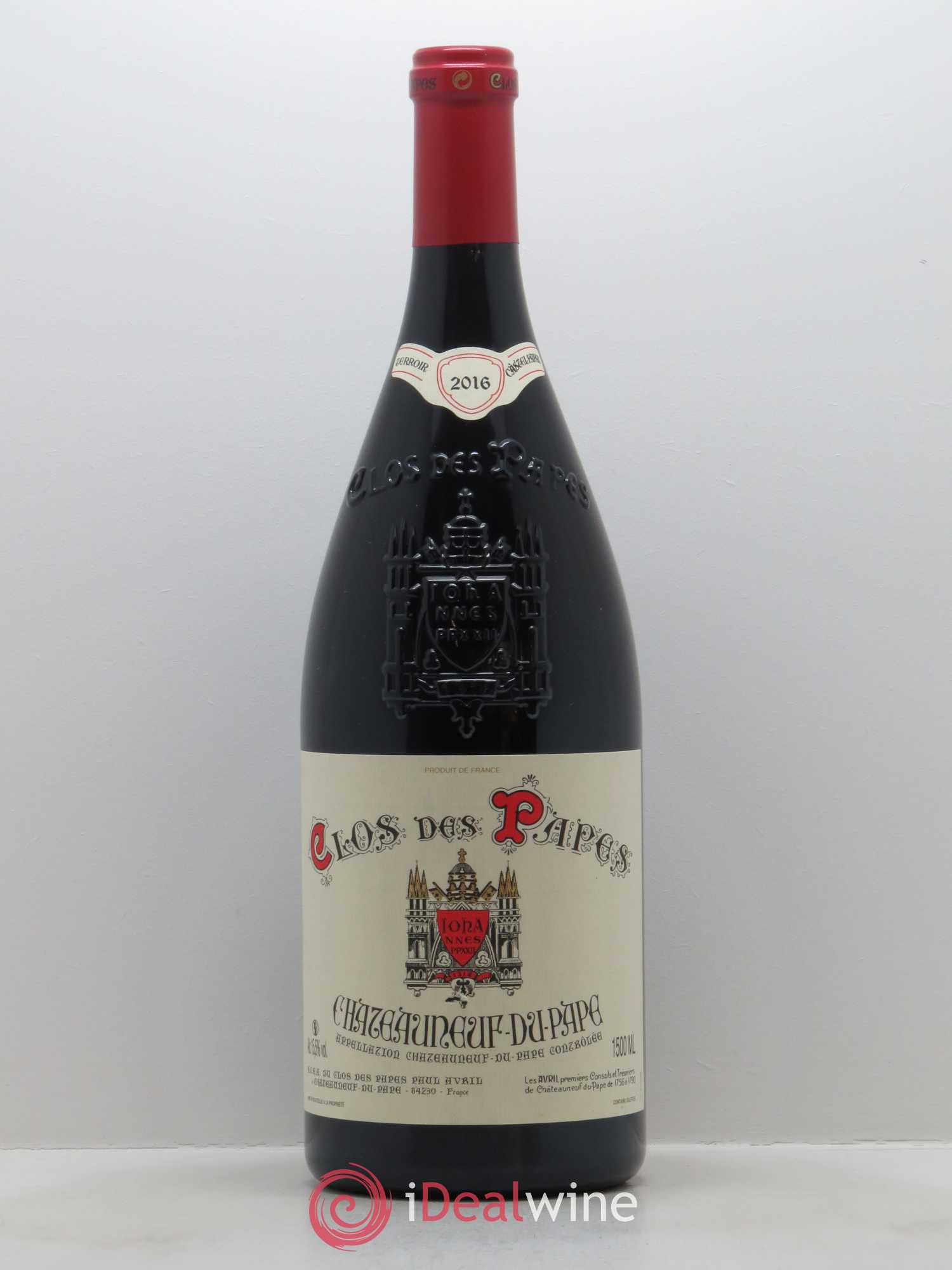 Châteauneuf-du-Pape Clos des Papes - Paul Avril 2016 - Lot de 1 magnum - 0