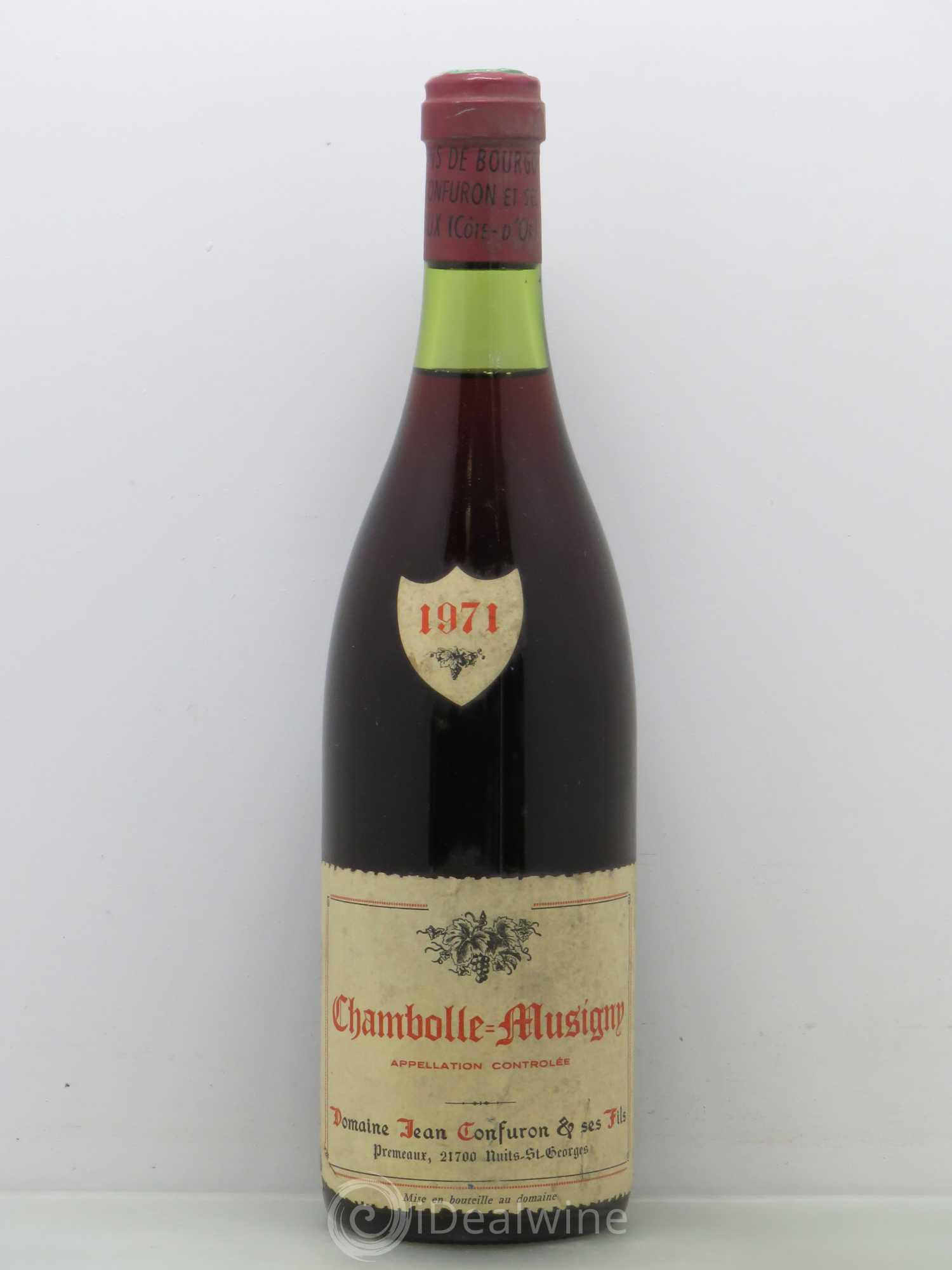 Chambolle-Musigny Jean-Jacques Confuron 1971 - Lot de 1 bouteille - 0
