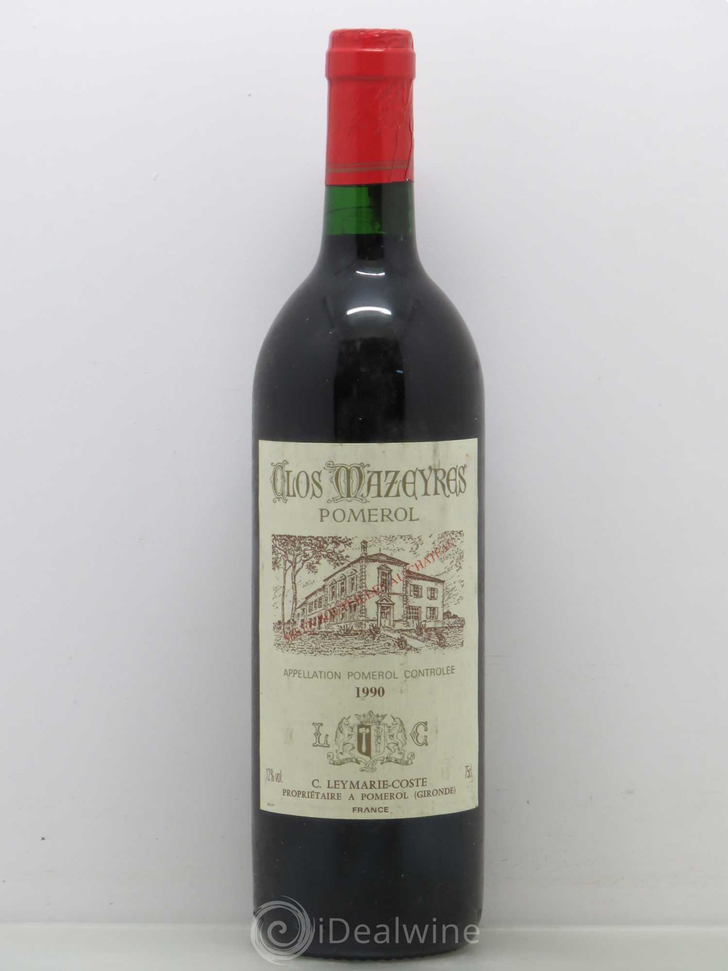 Château Clos Brun Mazeyres Clos Mazeyres Pomerol 1990 - Lotto di 1 bottiglia - 0