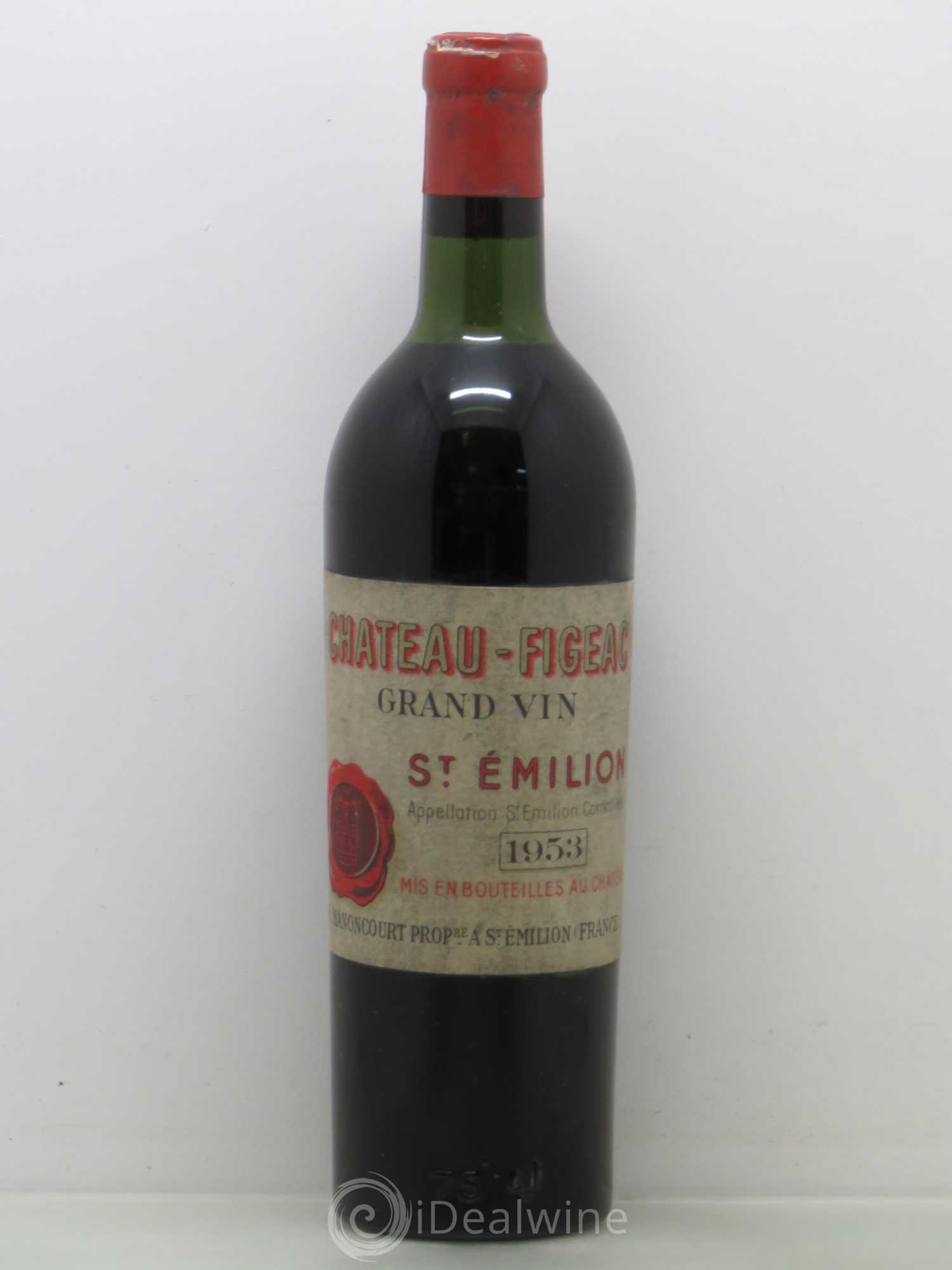 Château Figeac 1er Grand Cru Classé A 1953 - Lot de 1 bouteille - 0