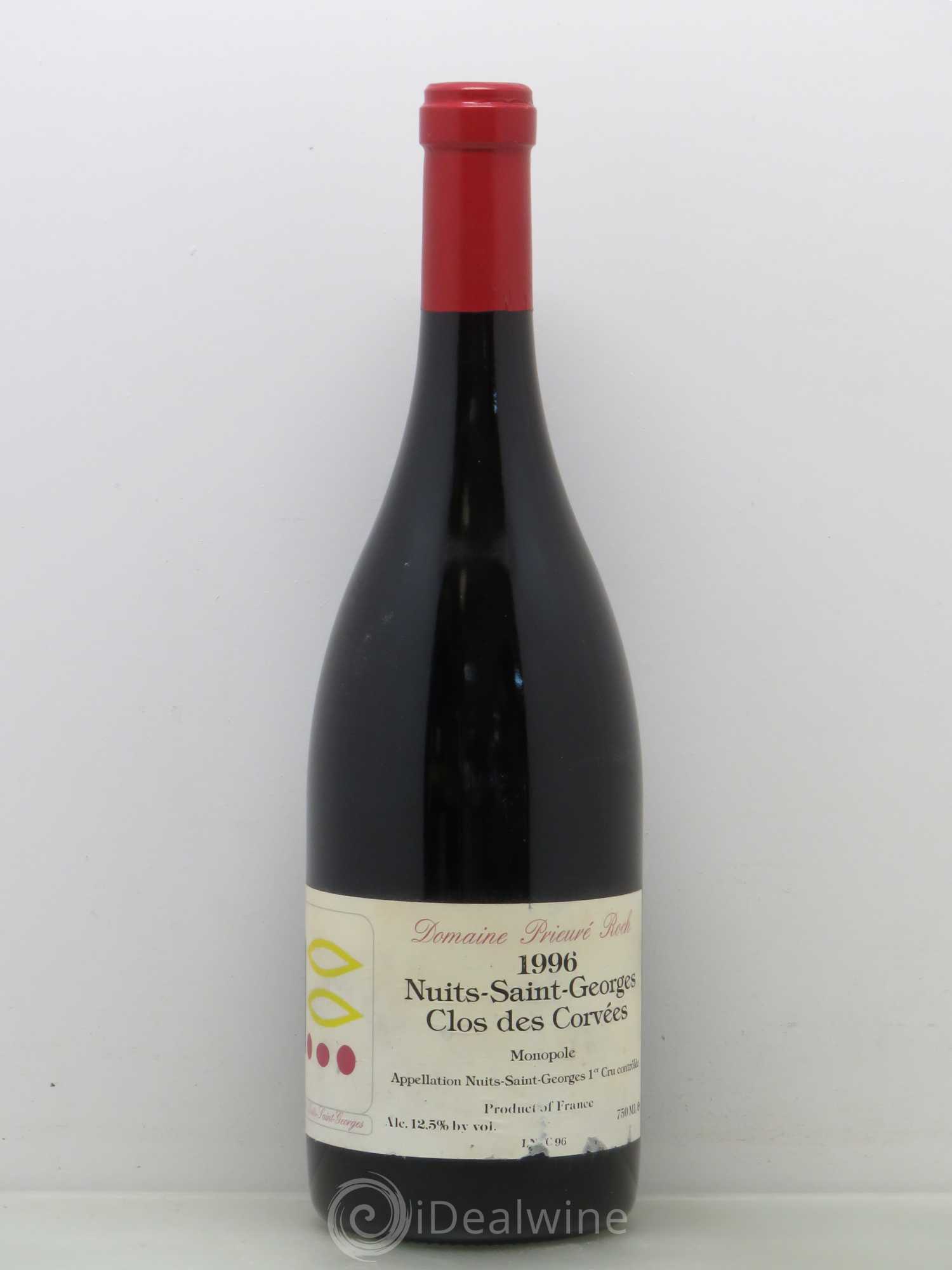 Nuits-Saint-Georges 1er Cru Le Clos des Corvées Prieuré Roch 1996 - Lot de 1 bouteille - 0