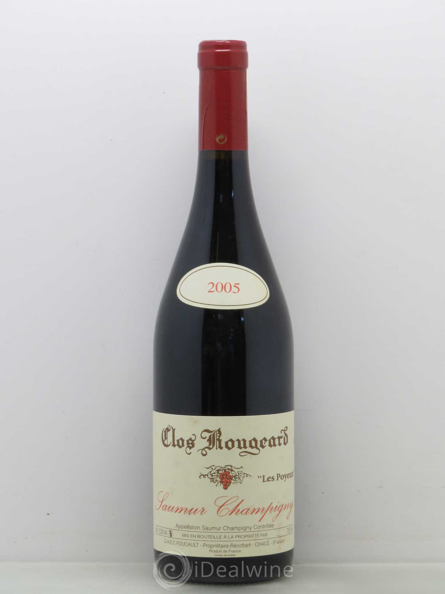 Saumur-Champigny Les Poyeux Clos Rougeard 2005 - Lot de 1 bouteille - 0