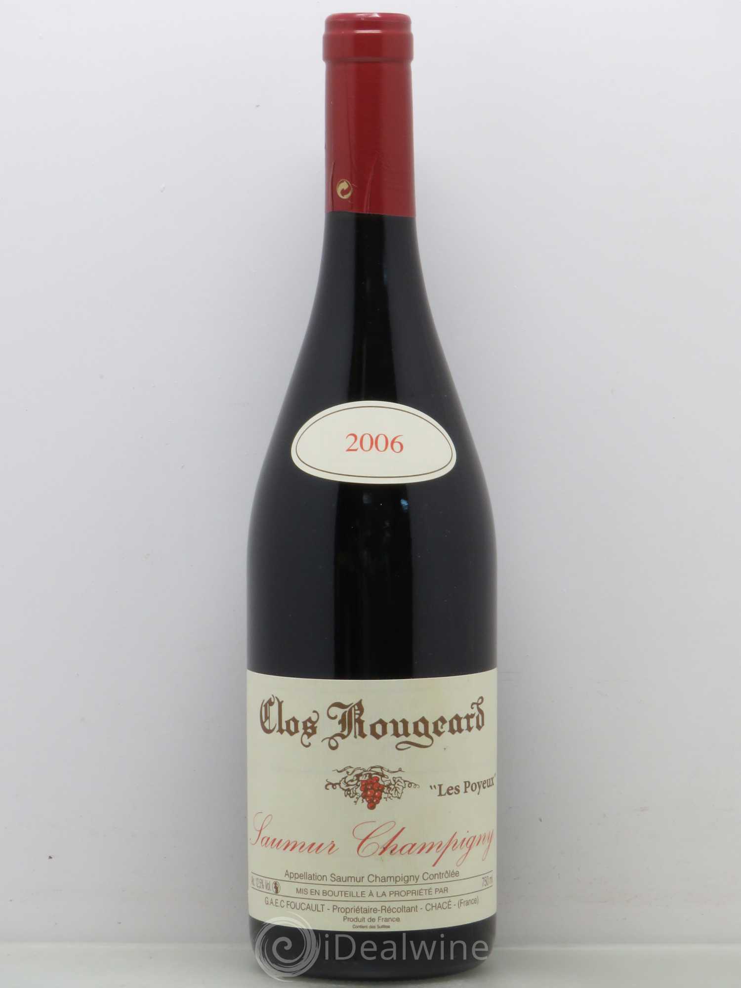 Saumur-Champigny Les Poyeux Clos Rougeard 2006 - Lot de 1 bouteille - 0