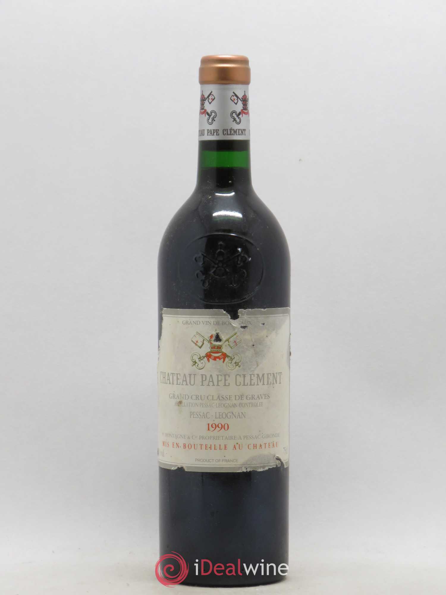 Château Pape Clément Cru Classé de Graves 1990 - Lot de 1 bouteille - 0