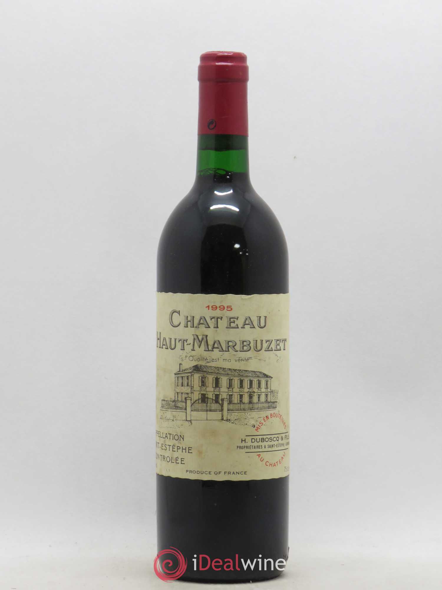 Château Haut Marbuzet 1995 - Lot de 1 bouteille - 0