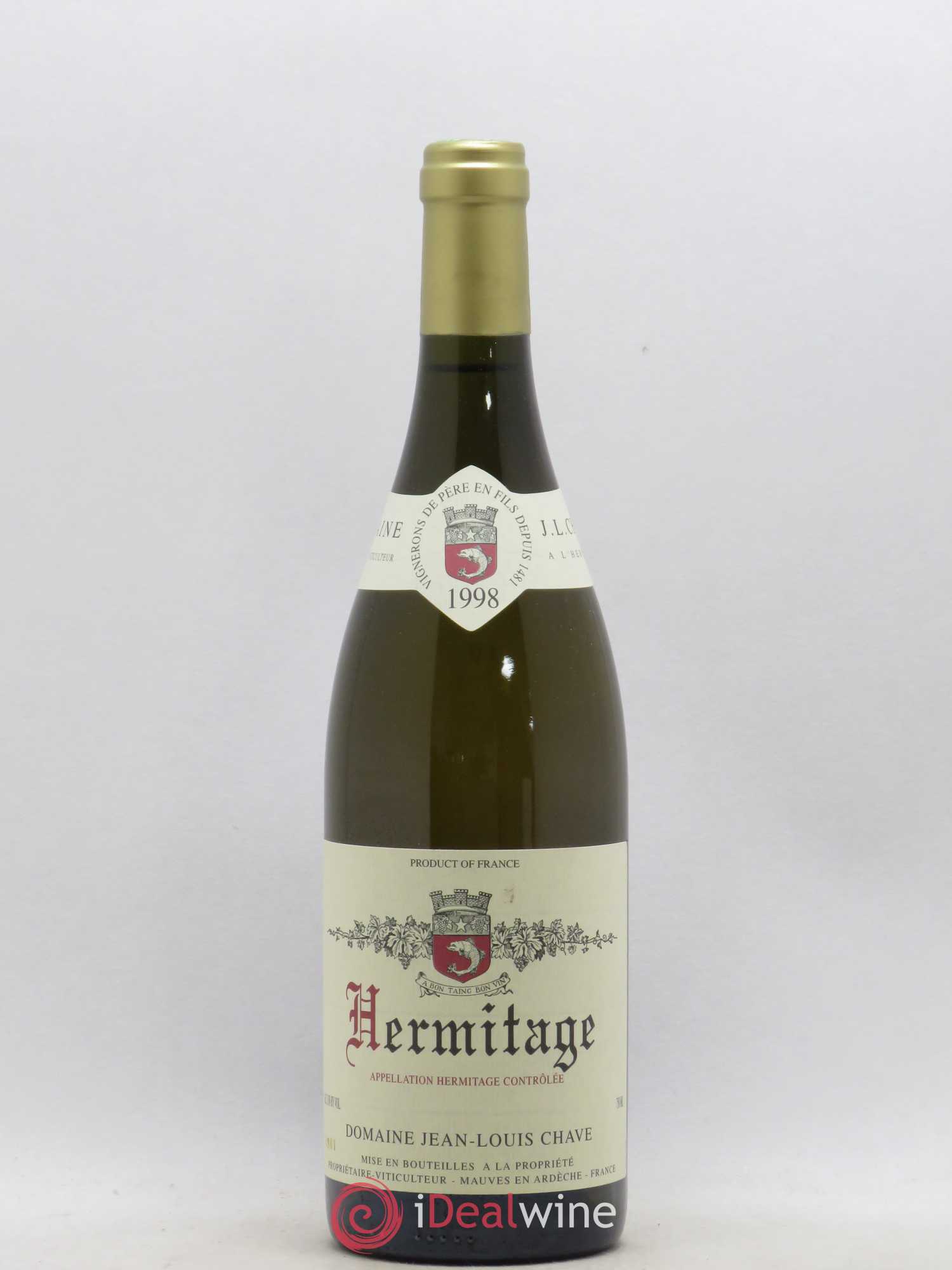 Hermitage Jean-Louis Chave 1998 - Lot de 1 bouteille - 0