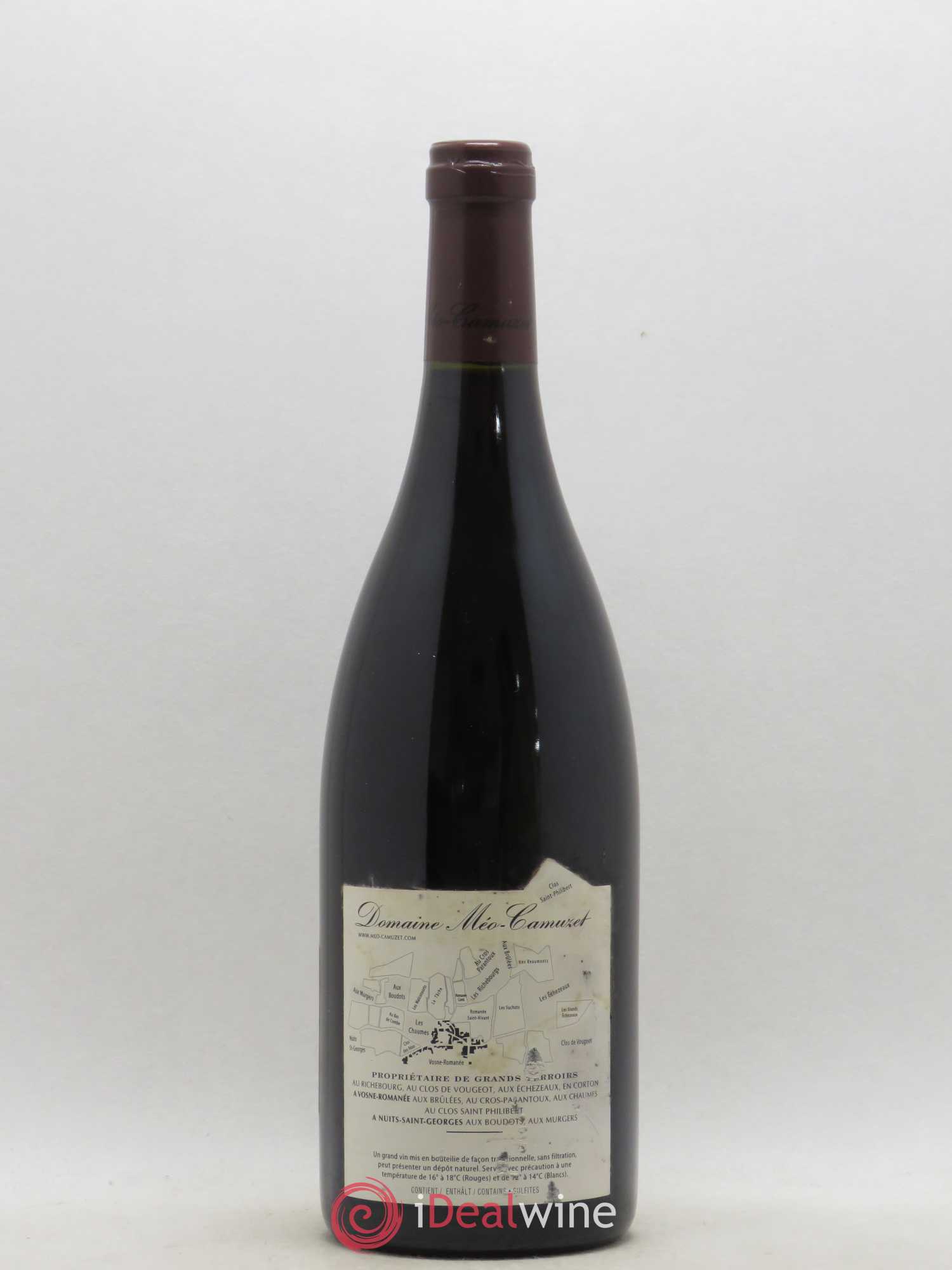 Clos de Vougeot Grand Cru Méo-Camuzet (Domaine) 2008 - Lot de 1 bouteille - 1