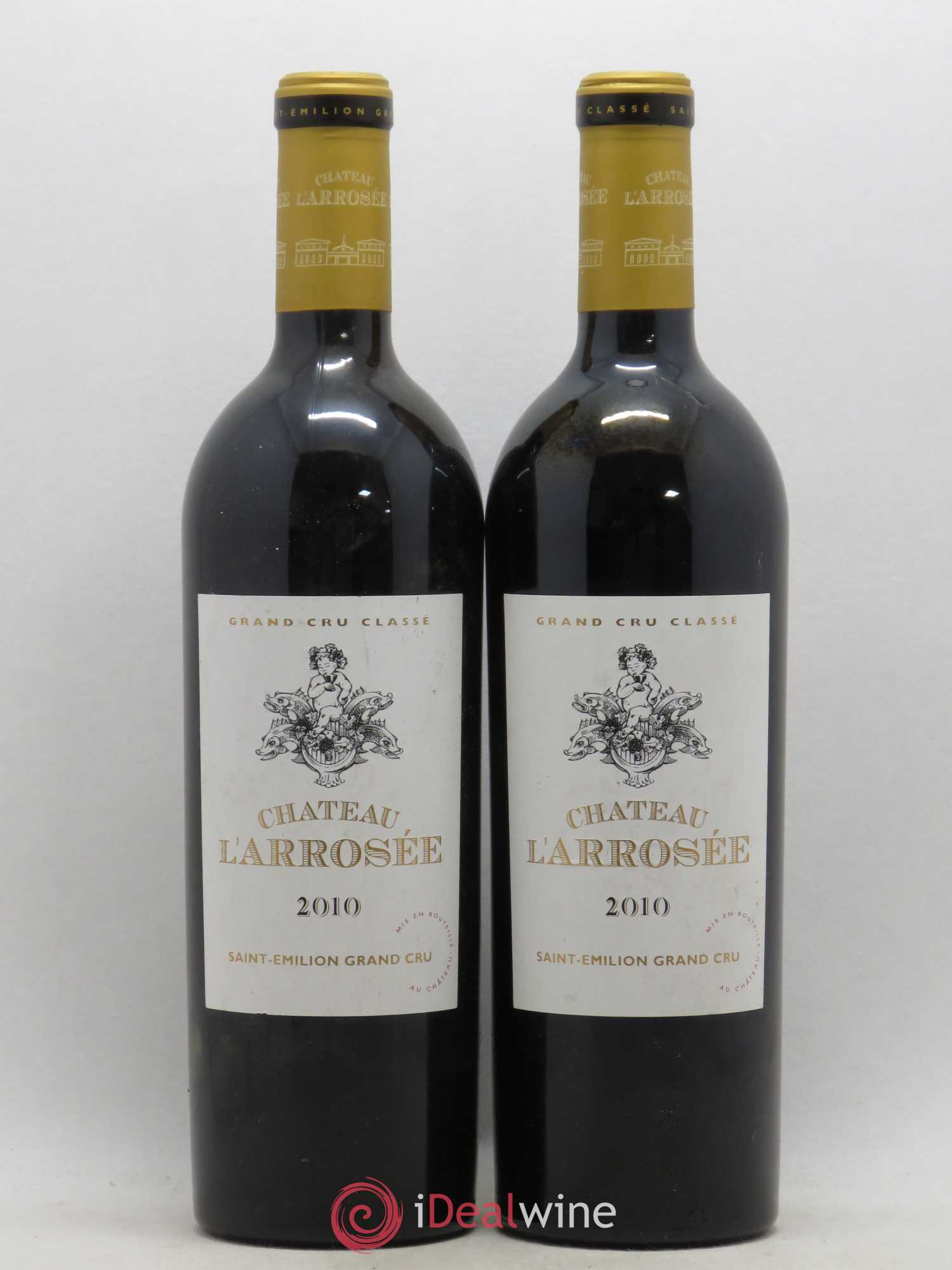 Château l' Arrosée Grand Cru Classé 2010 - Lot de 2 bouteilles - 0