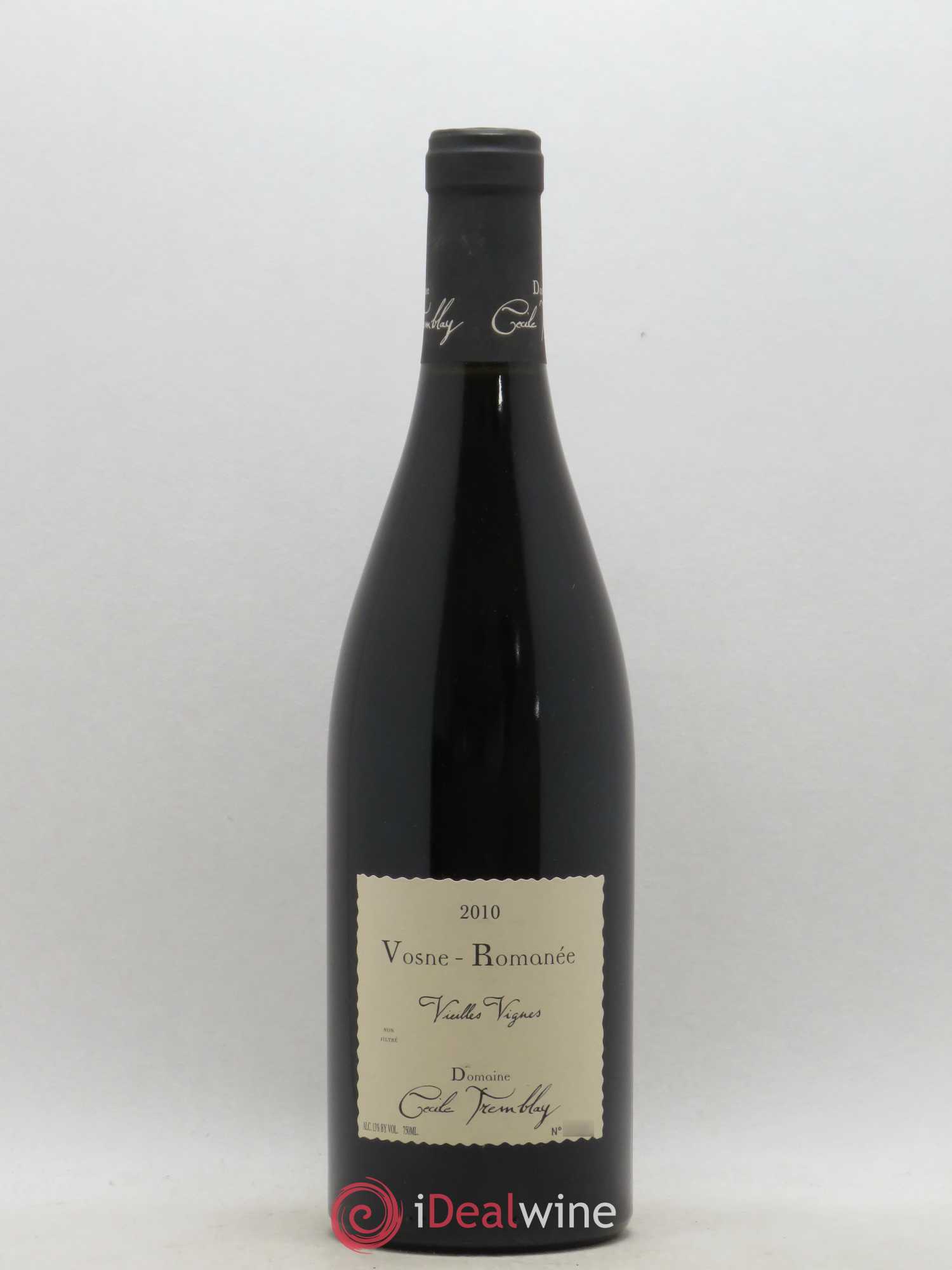 Vosne-Romanée Vieilles Vignes Cécile Tremblay 2010 - Lot de 1 bouteille - 0