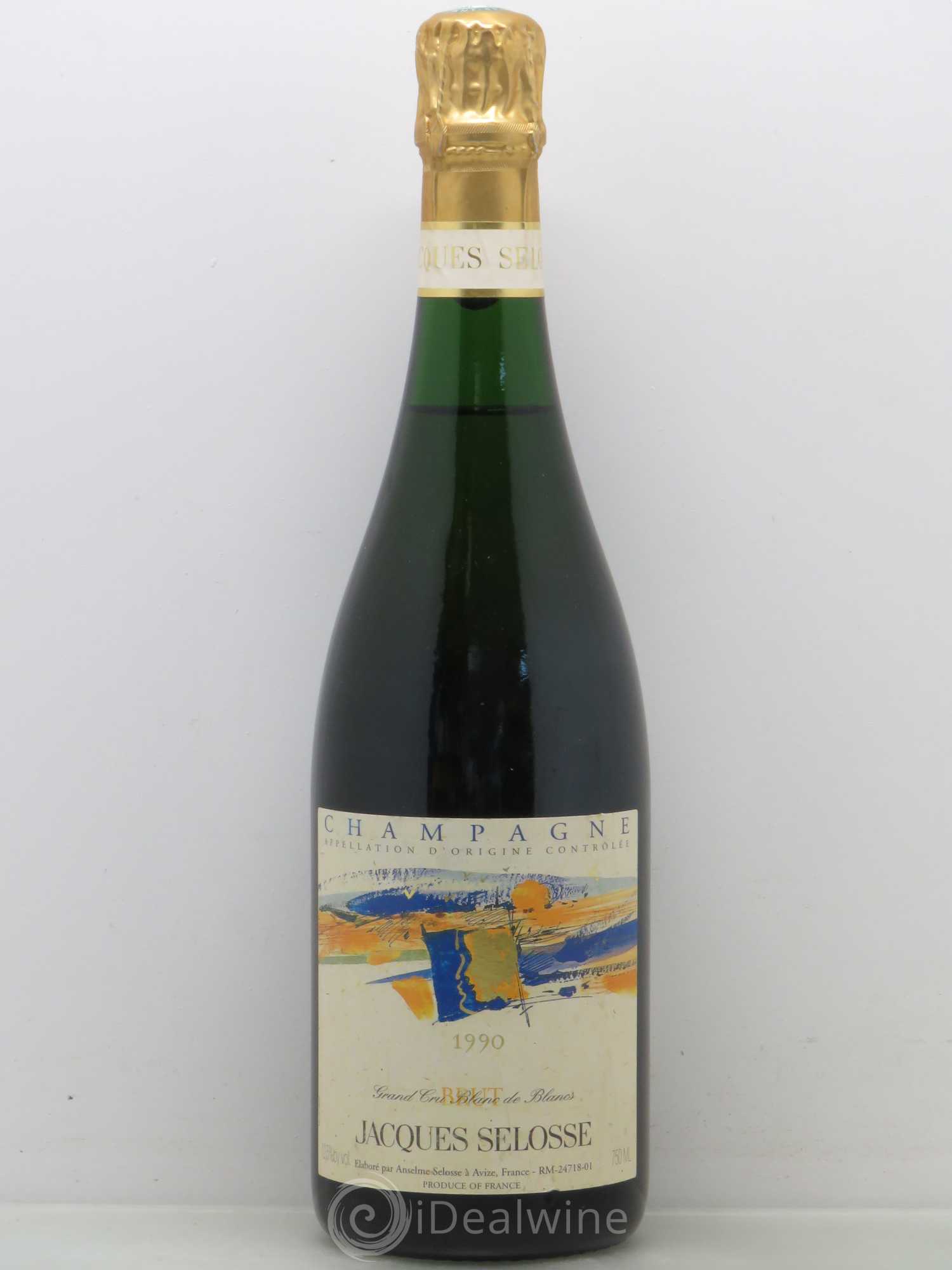 Champagne Blanc de blancs - Selosse 1990 - Posten von 1 Flasche - 0