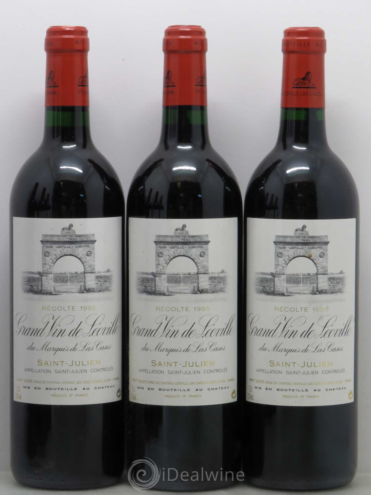 Château Léoville Las Cases 2ème Grand Cru Classé 1995 - Lot de 6 bouteilles - 1