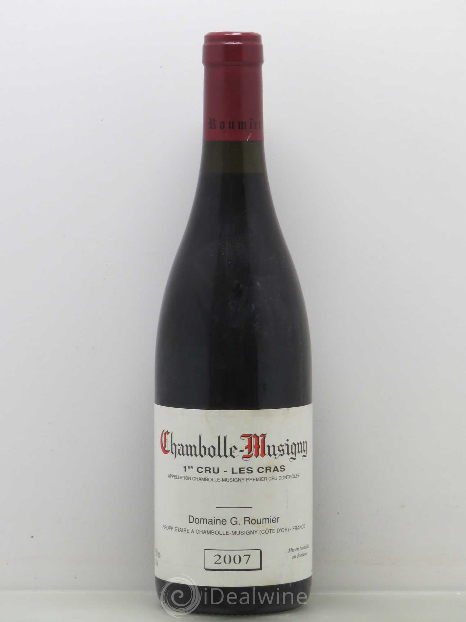 Chambolle-Musigny 1er Cru Les Cras Georges Roumier (Domaine) 2007 - Lot de 1 bouteille - 0
