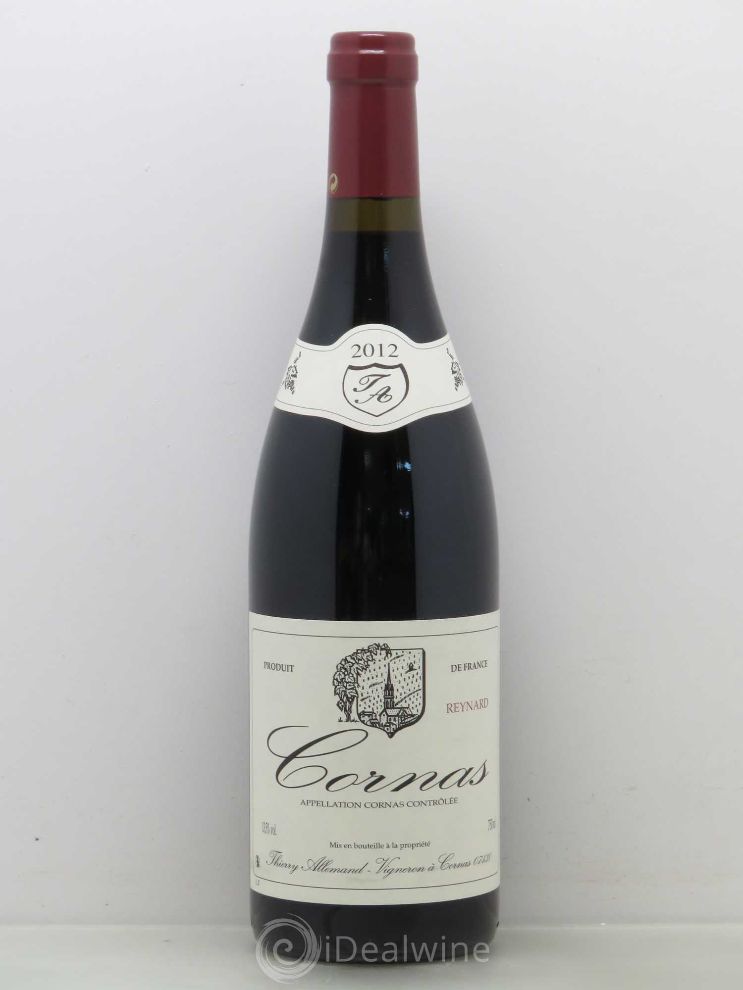 Cornas Reynard Thierry Allemand 2012 - Lot de 1 bouteille - 0