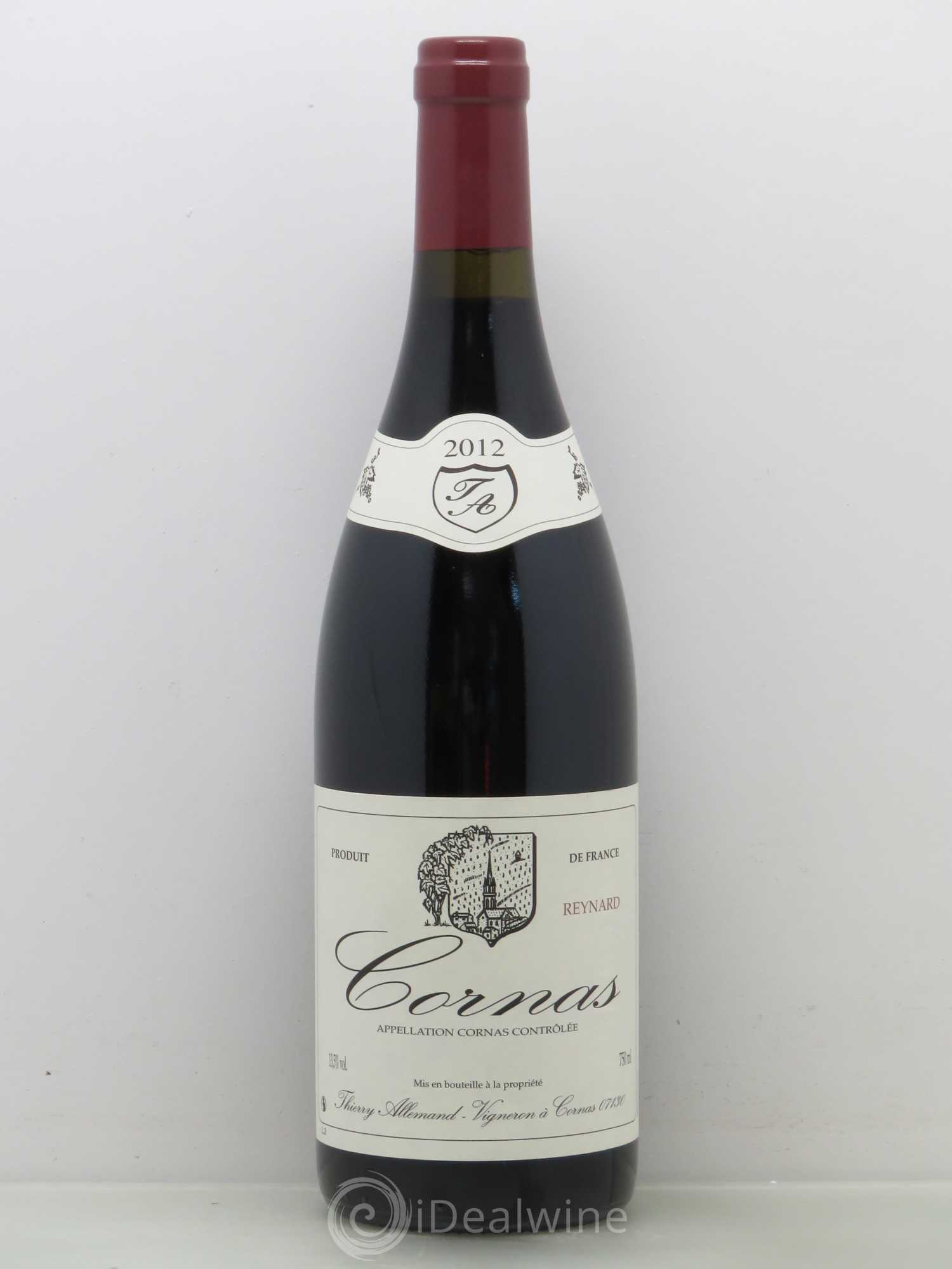 Cornas Reynard Thierry Allemand 2012 - Lot de 1 bouteille - 0