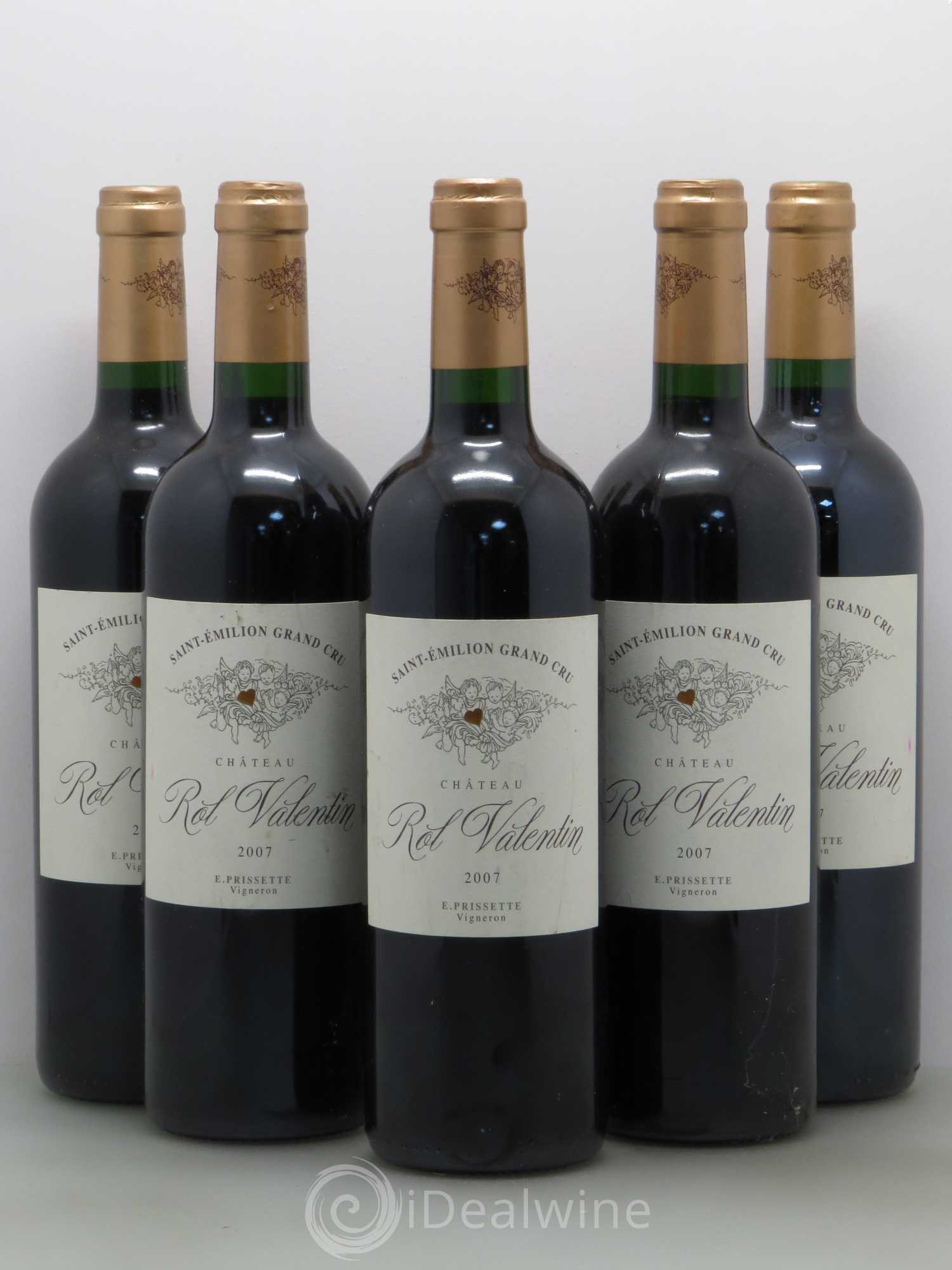 Château Rol Valentin Grand Cru Classé 2007 - Lot de 5 bouteilles - 0