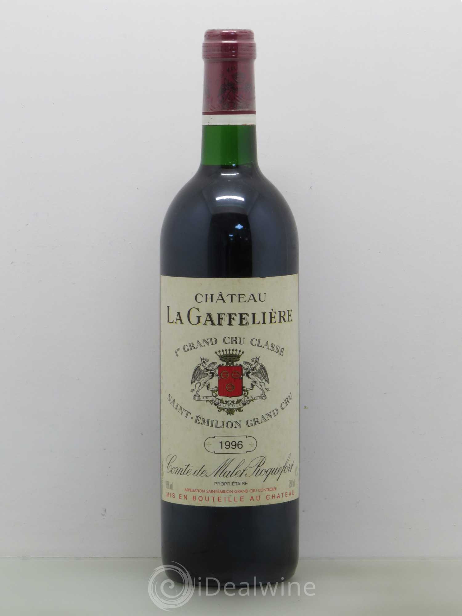 Château la Gaffelière 1er Grand Cru Classé B 1996 - Lot de 1 bouteille - 0
