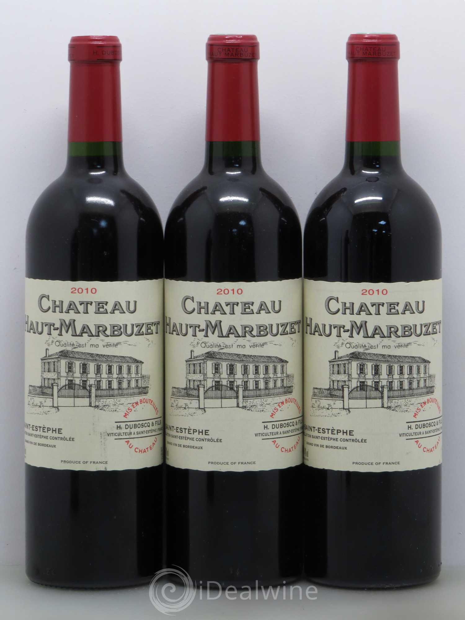 Château Haut Marbuzet 2010 - Lot de 12 bouteilles - 2