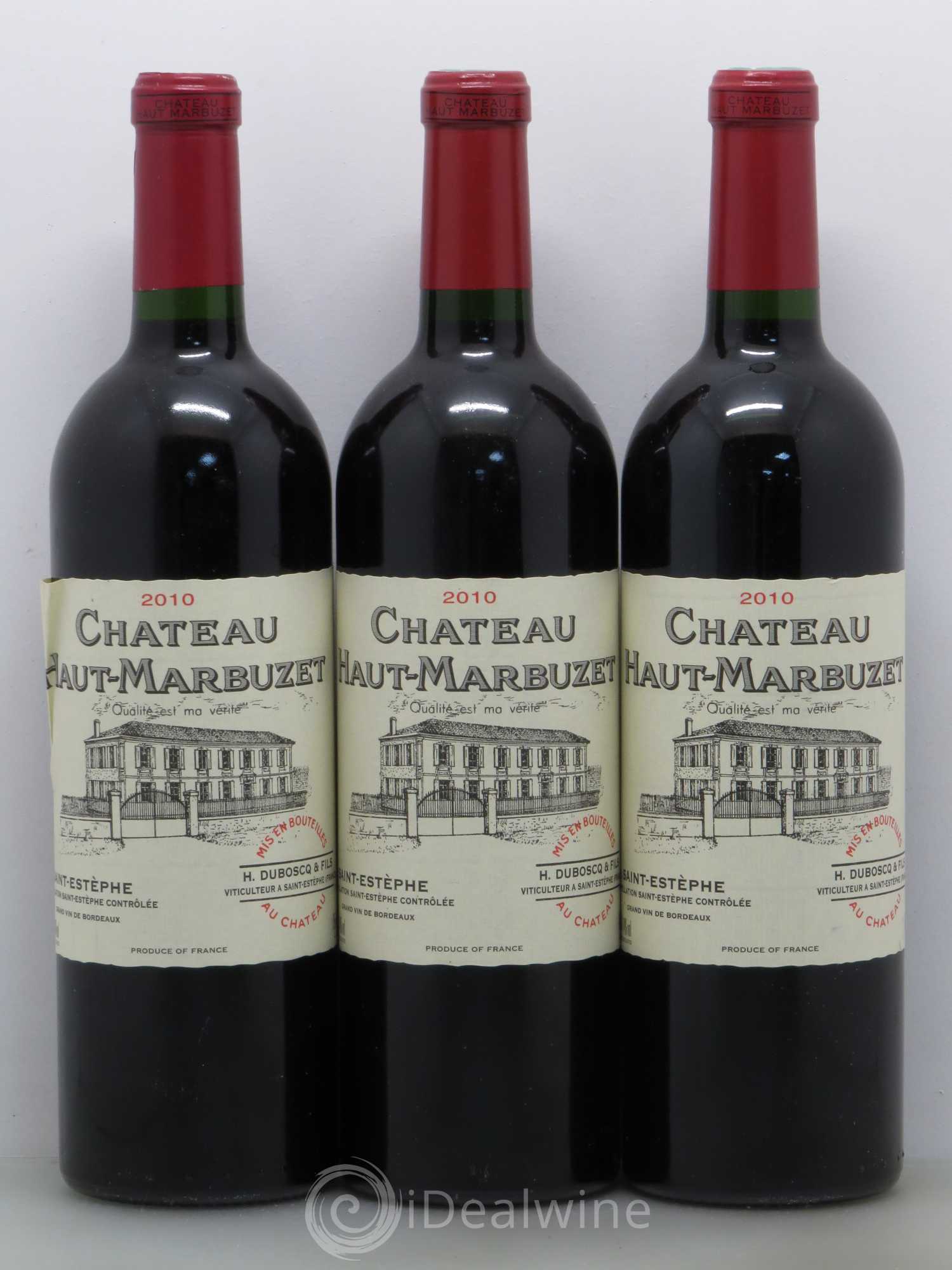 Château Haut Marbuzet 2010 - Lot de 12 bouteilles - 4