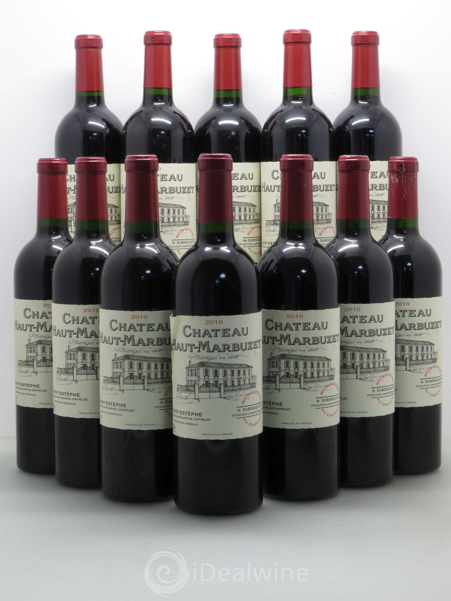 Château Haut Marbuzet 2010 - Lot de 12 bouteilles - 0