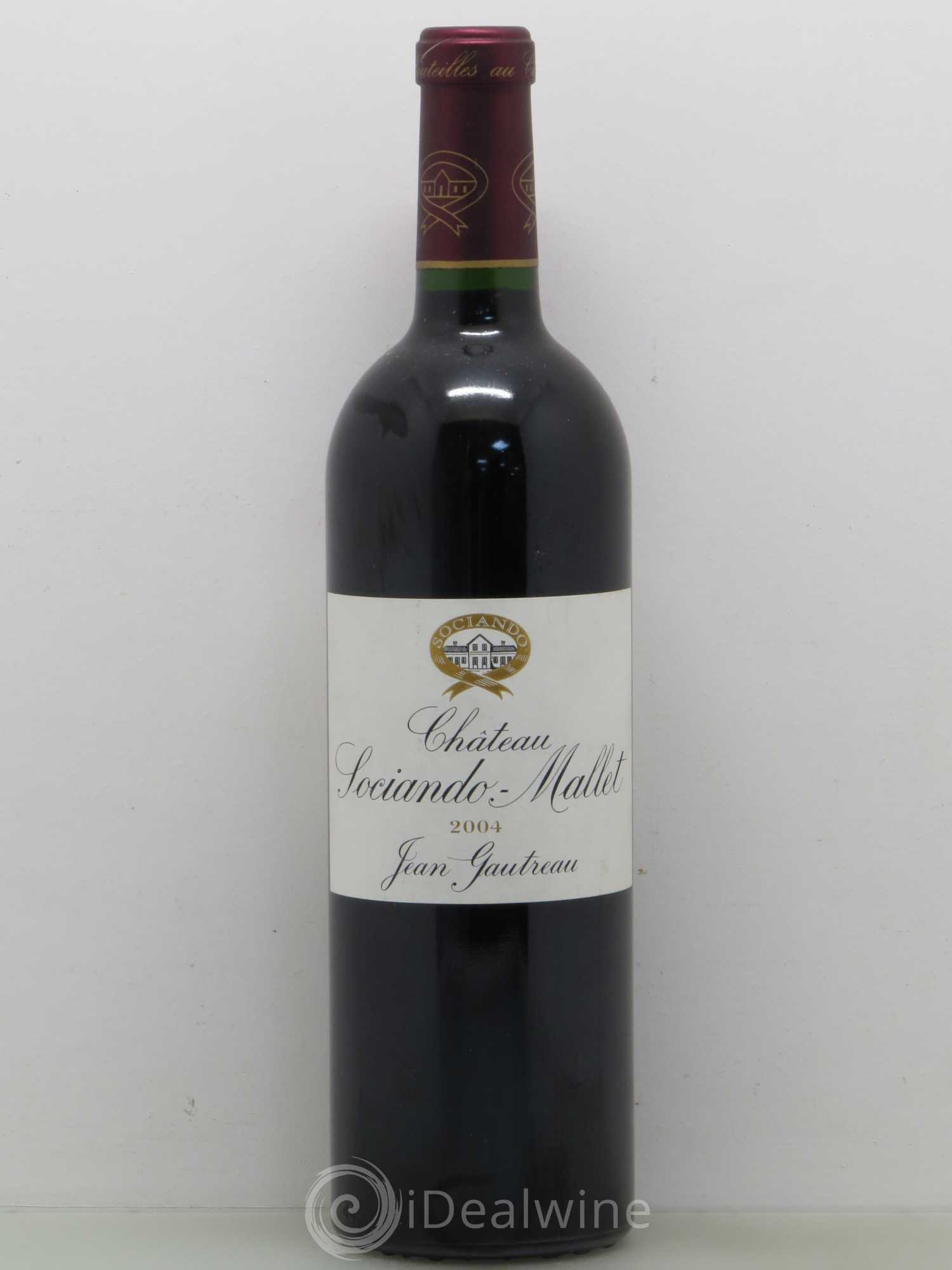 Château Sociando Mallet 2004 - Lot de 1 bouteille - 0